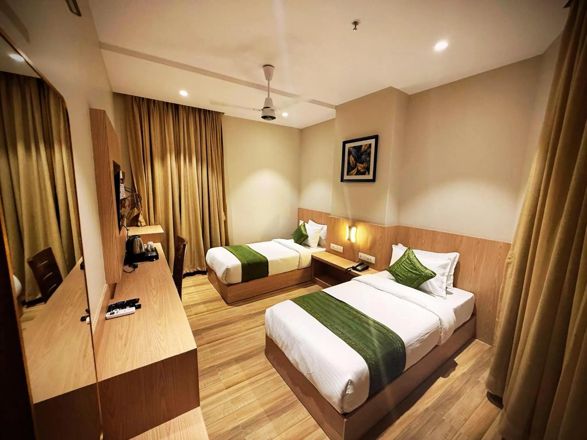 Bed in Hotel Alfa Suites