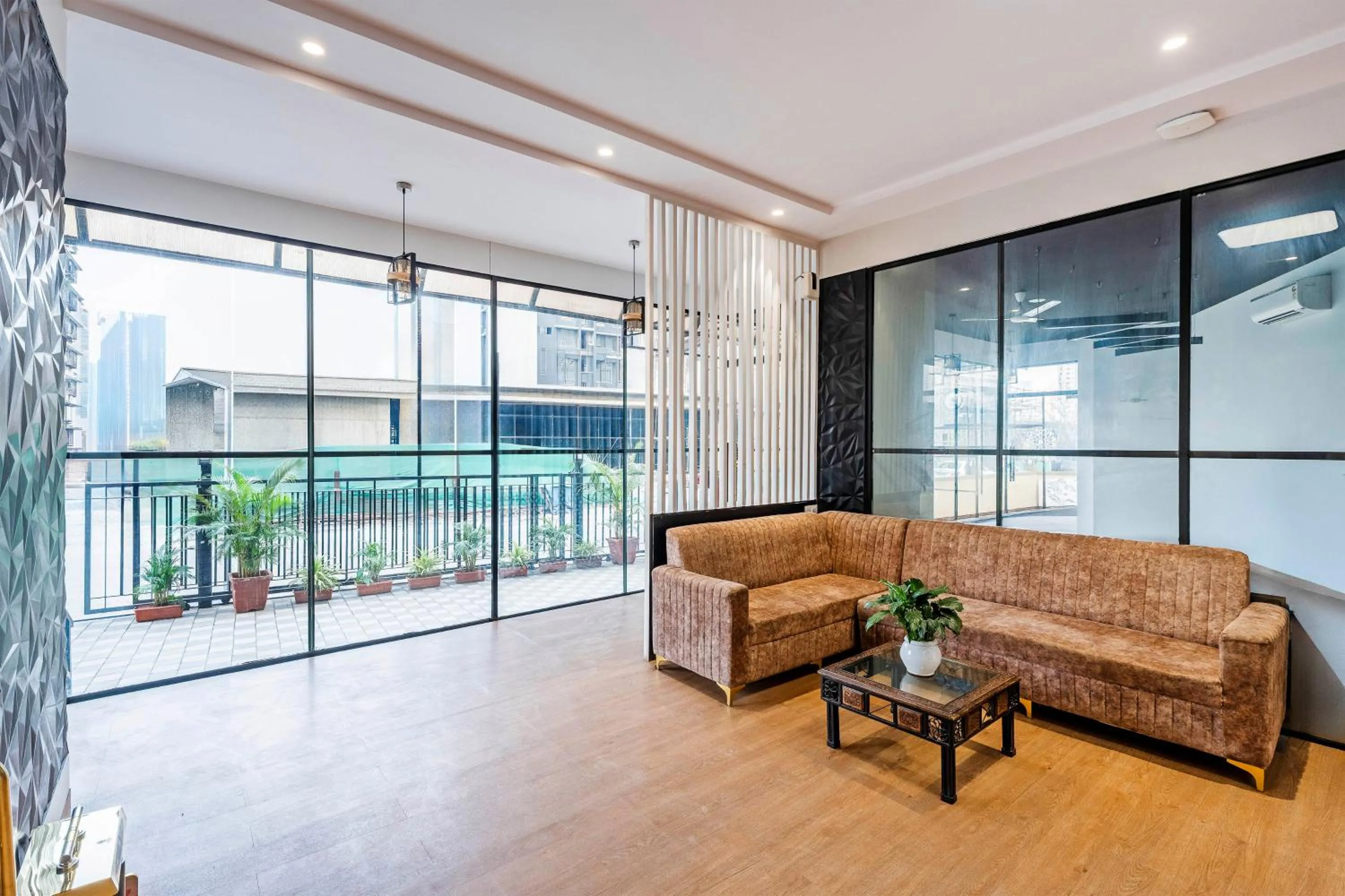 Seating area in Treebo Alfa Suites