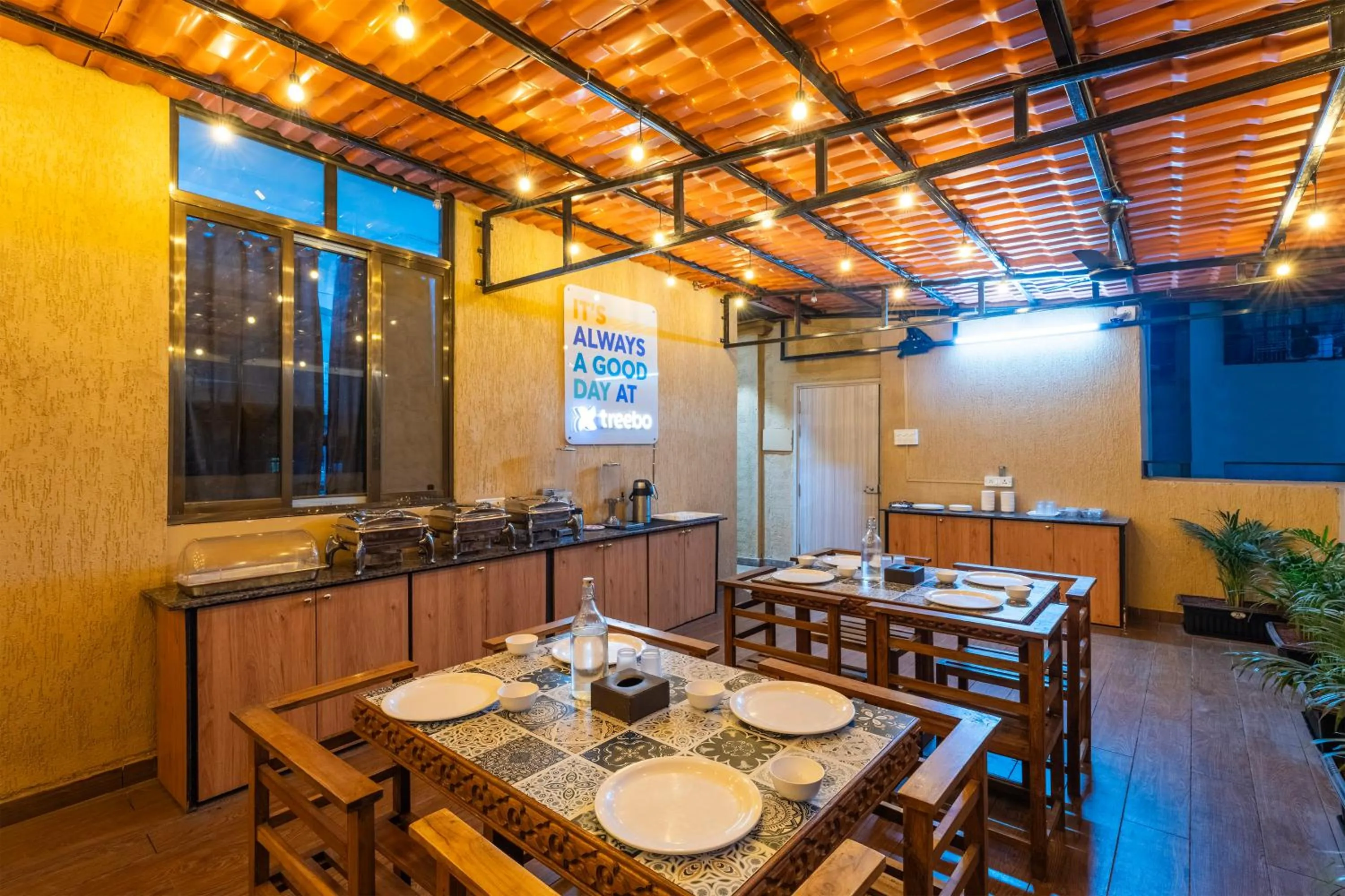 Dining area in Treebo Alfa Suites