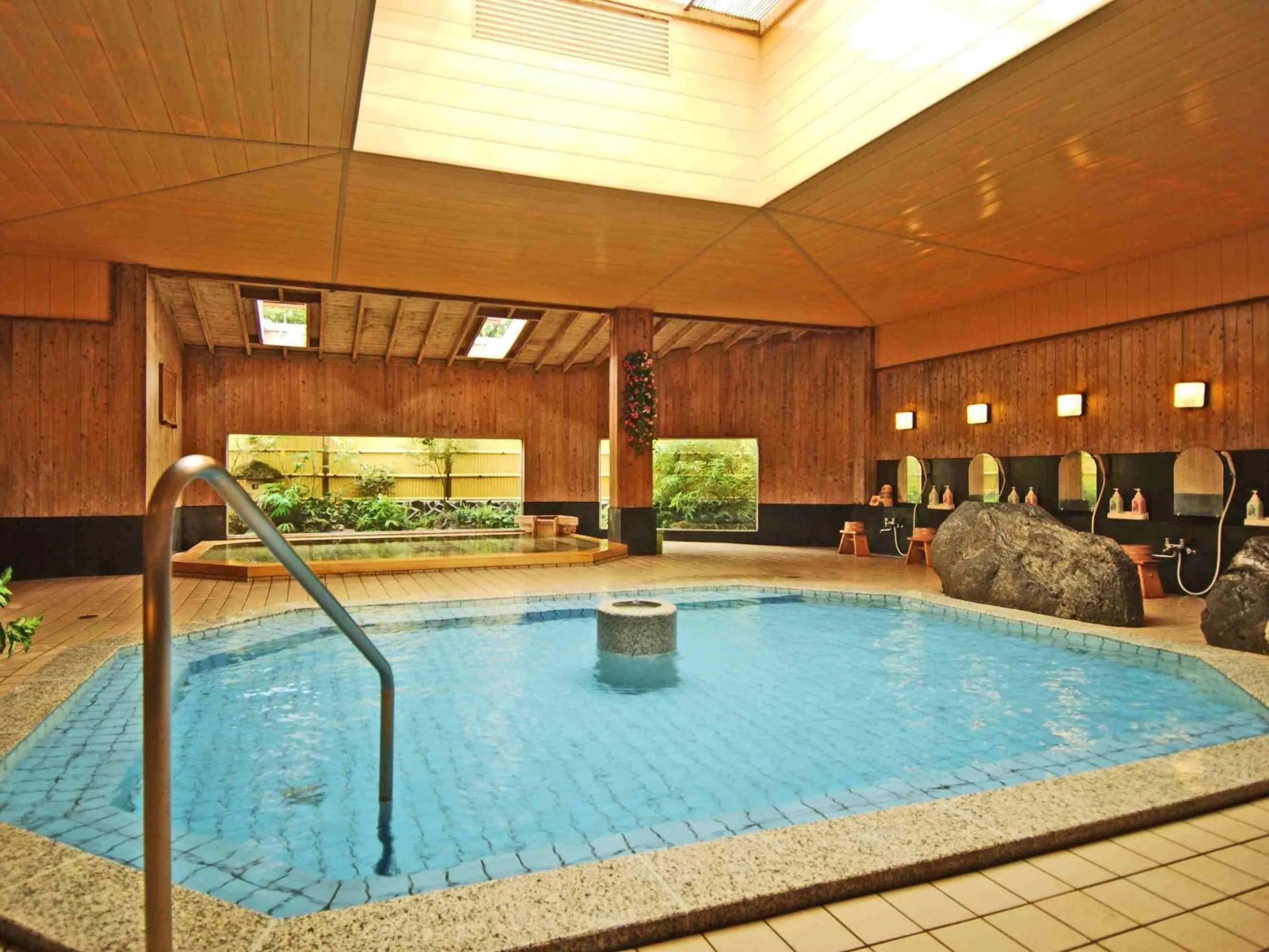 Hot Spring Bath in Yoshiike Ryokan