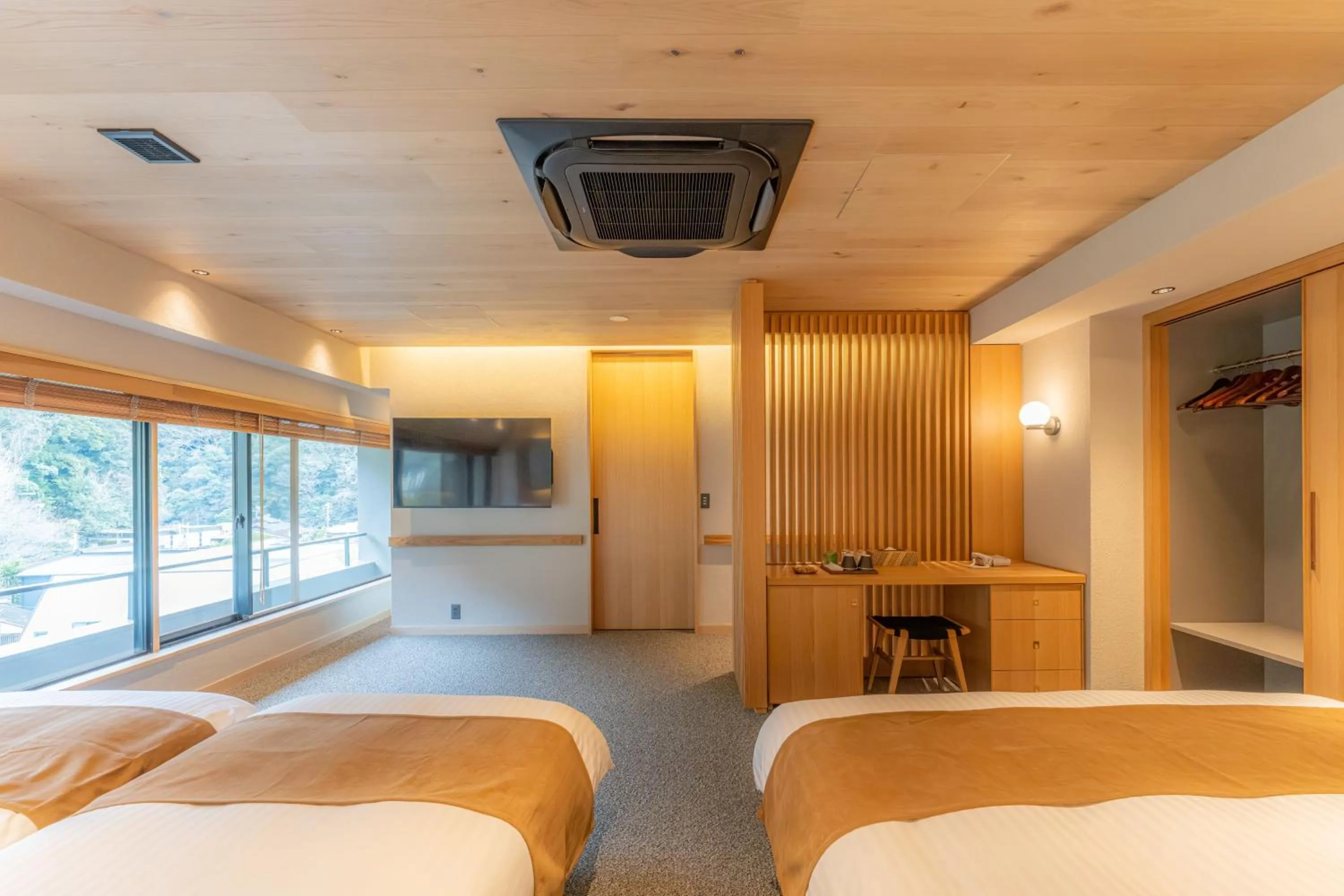 Bed in Yoshiike Ryokan