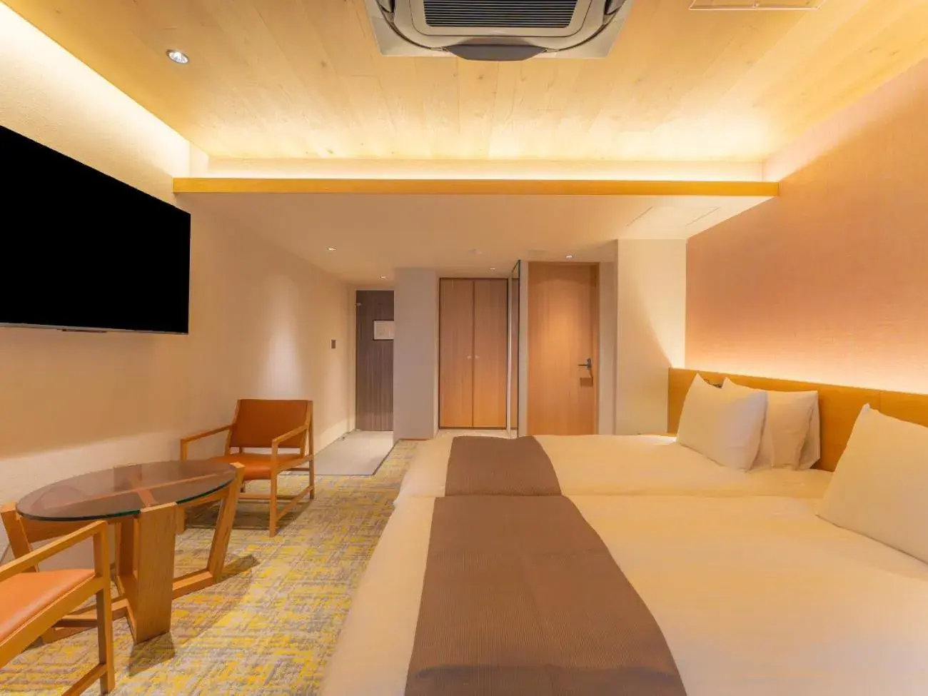 Bed in Yoshiike Ryokan Bed in Yoshiike Ryokan