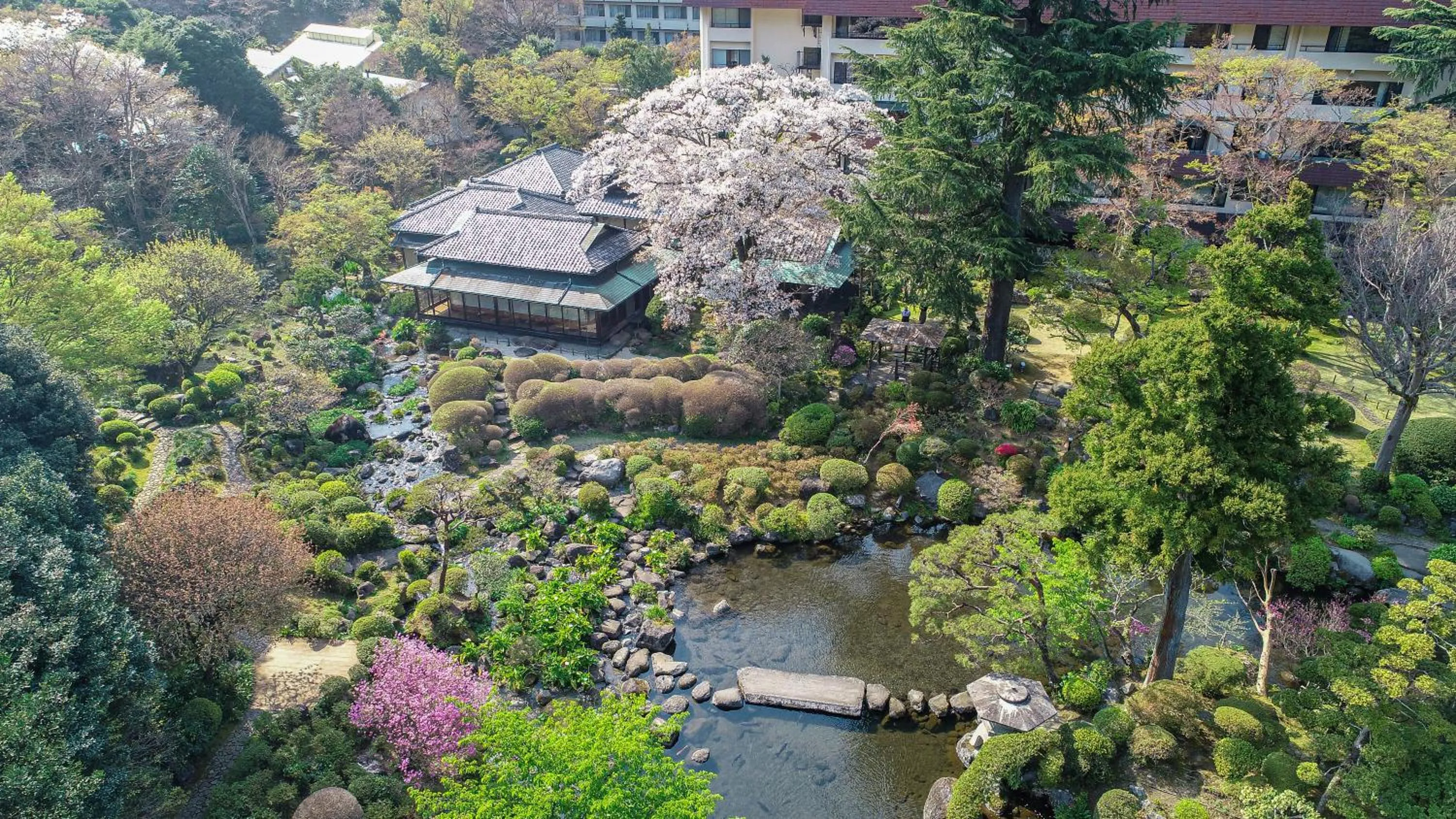 Garden in Yoshiike Ryokan