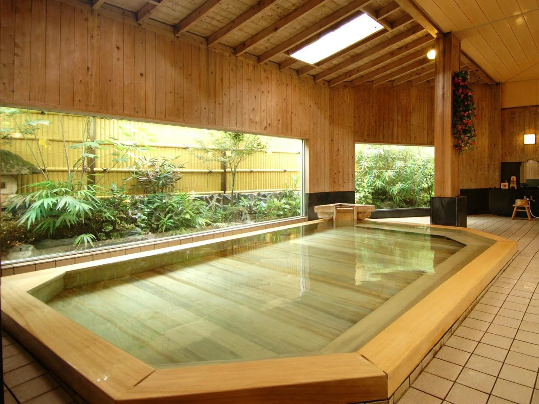 Hot Spring Bath in Yoshiike Ryokan