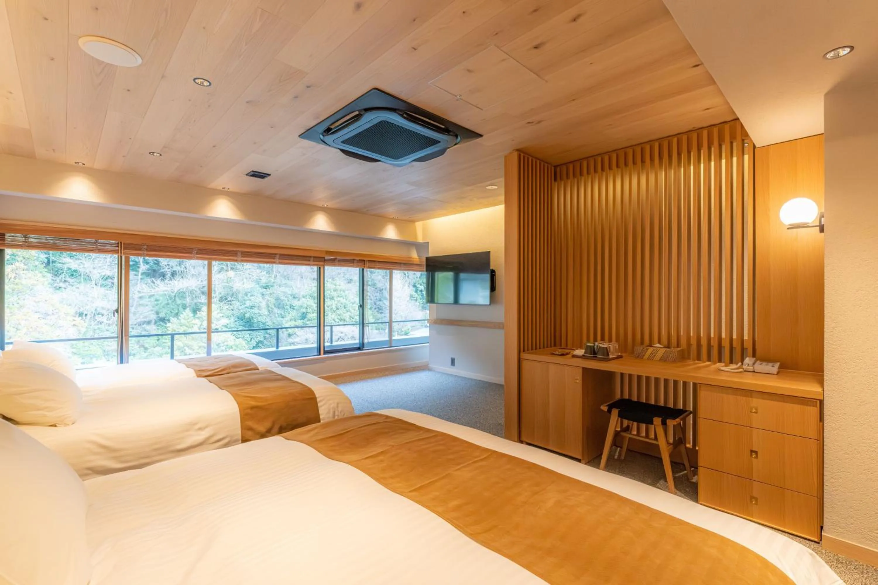 Bed in Yoshiike Ryokan