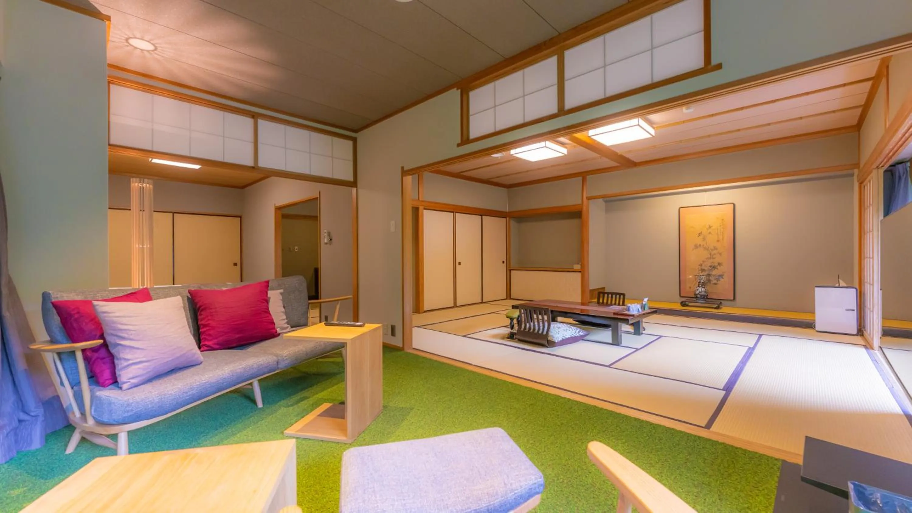 Bed in Yoshiike Ryokan