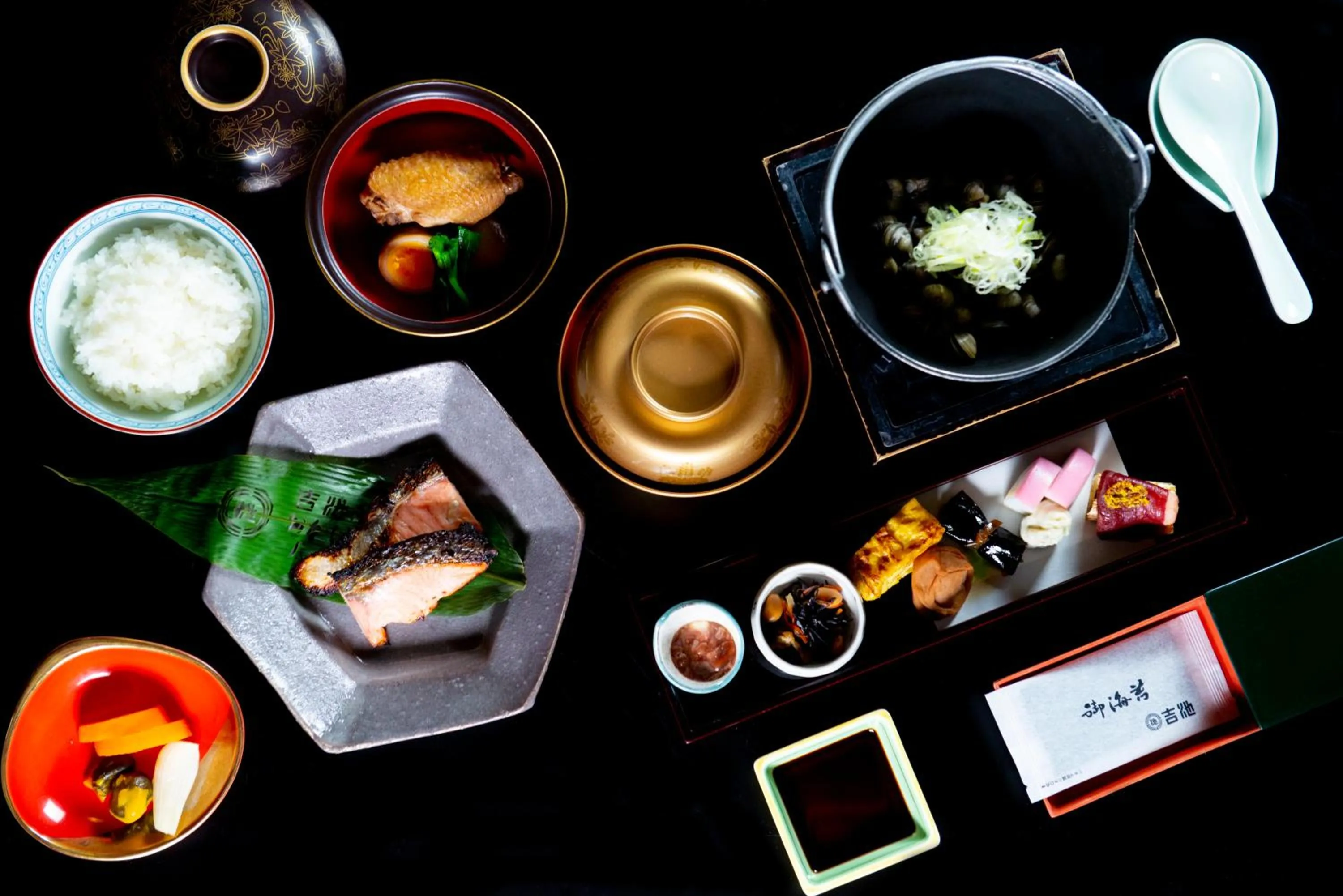 Breakfast in Yoshiike Ryokan