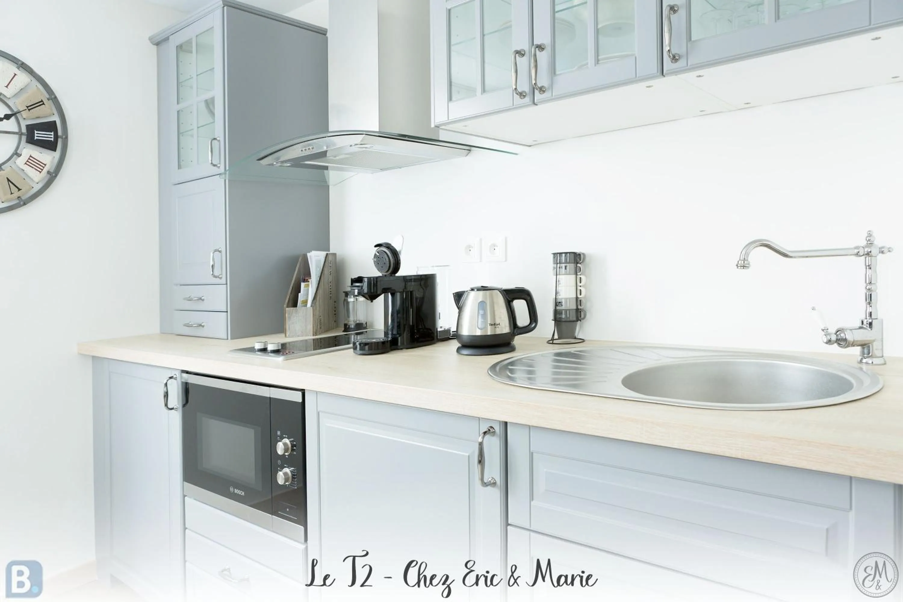 Kitchen or kitchenette in Les Maisons de Maje - Le T2-T3