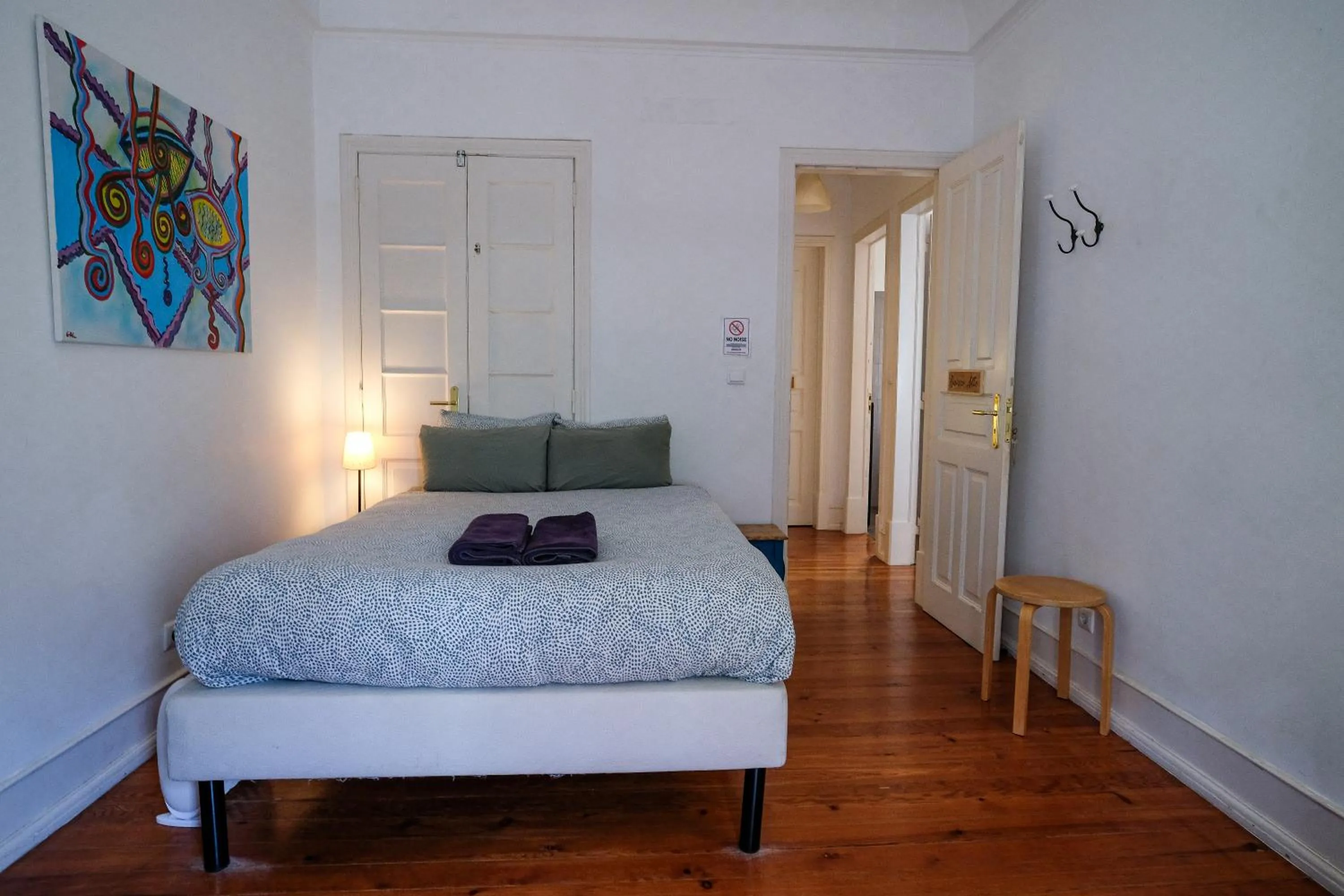Double Room with Balcony with Shared Bathroom in Lisbonera Guest House
