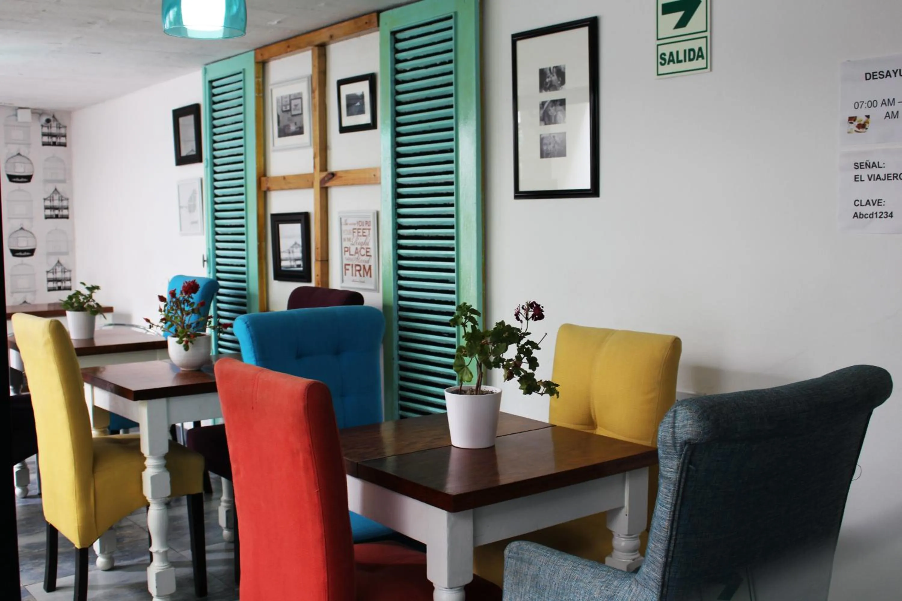 Patio in La Casa del Viajero