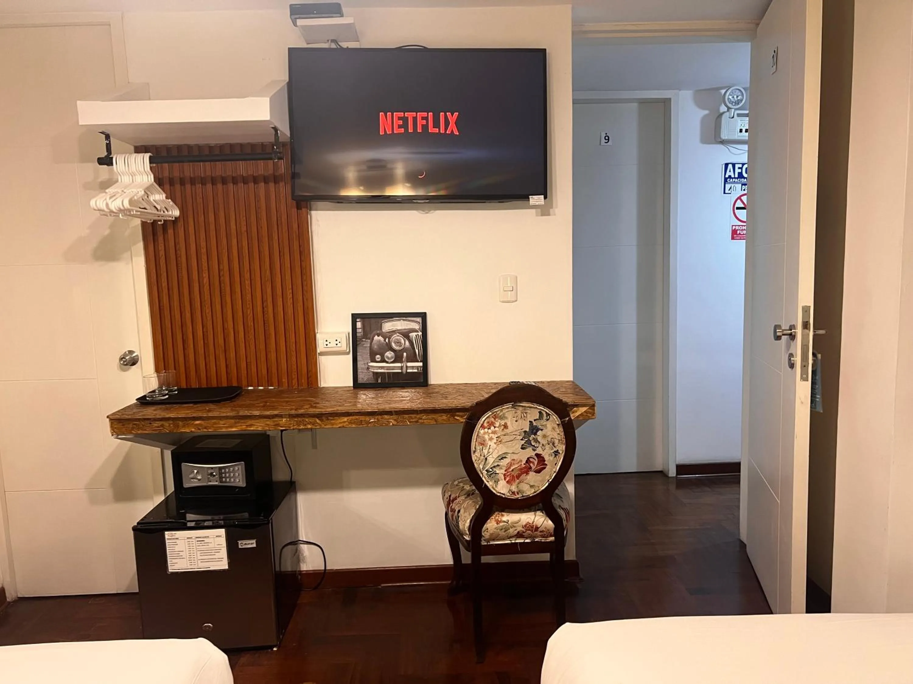 TV and multimedia, Bed in La Casa del Viajero