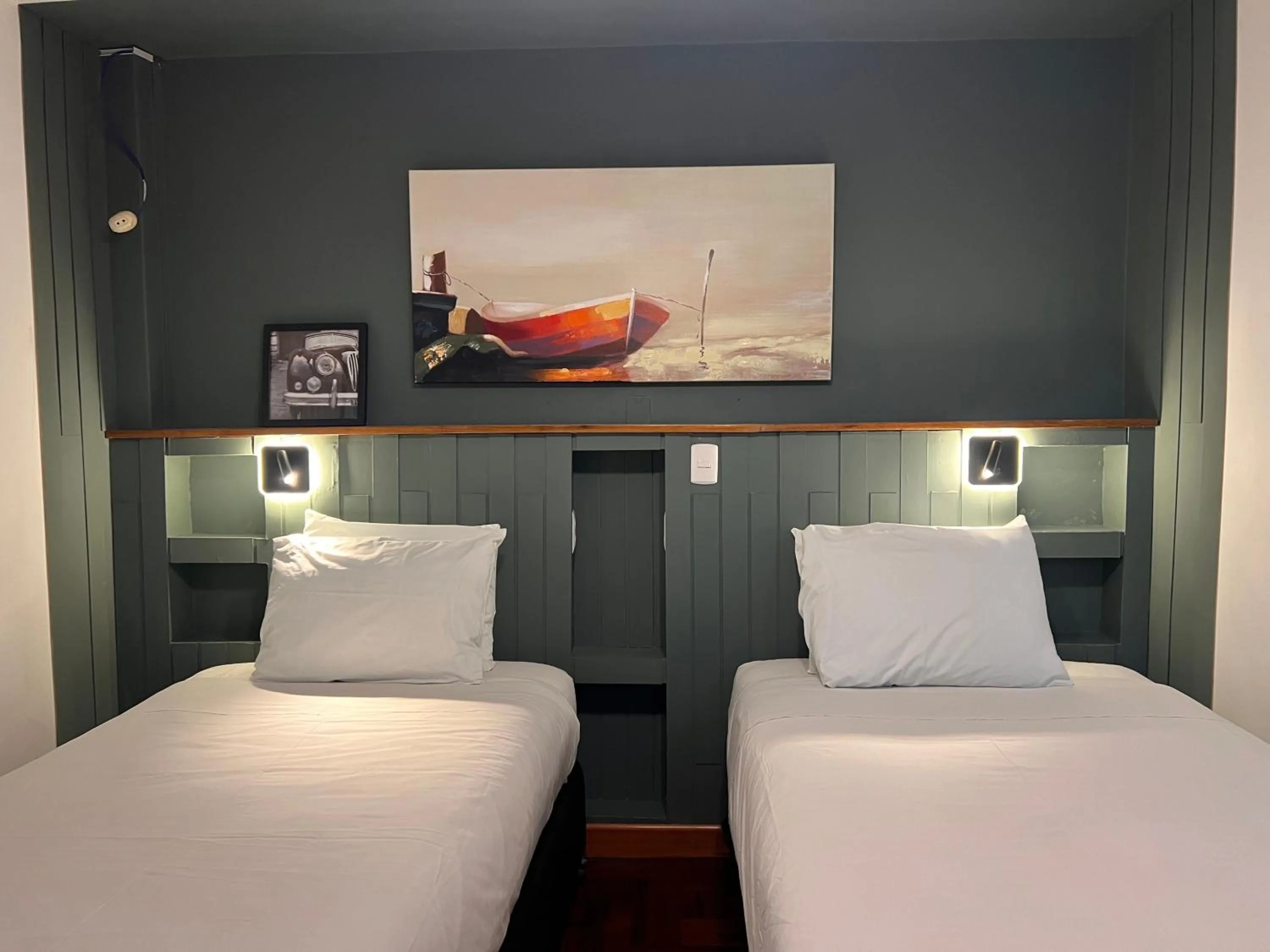 Bed in La Casa del Viajero