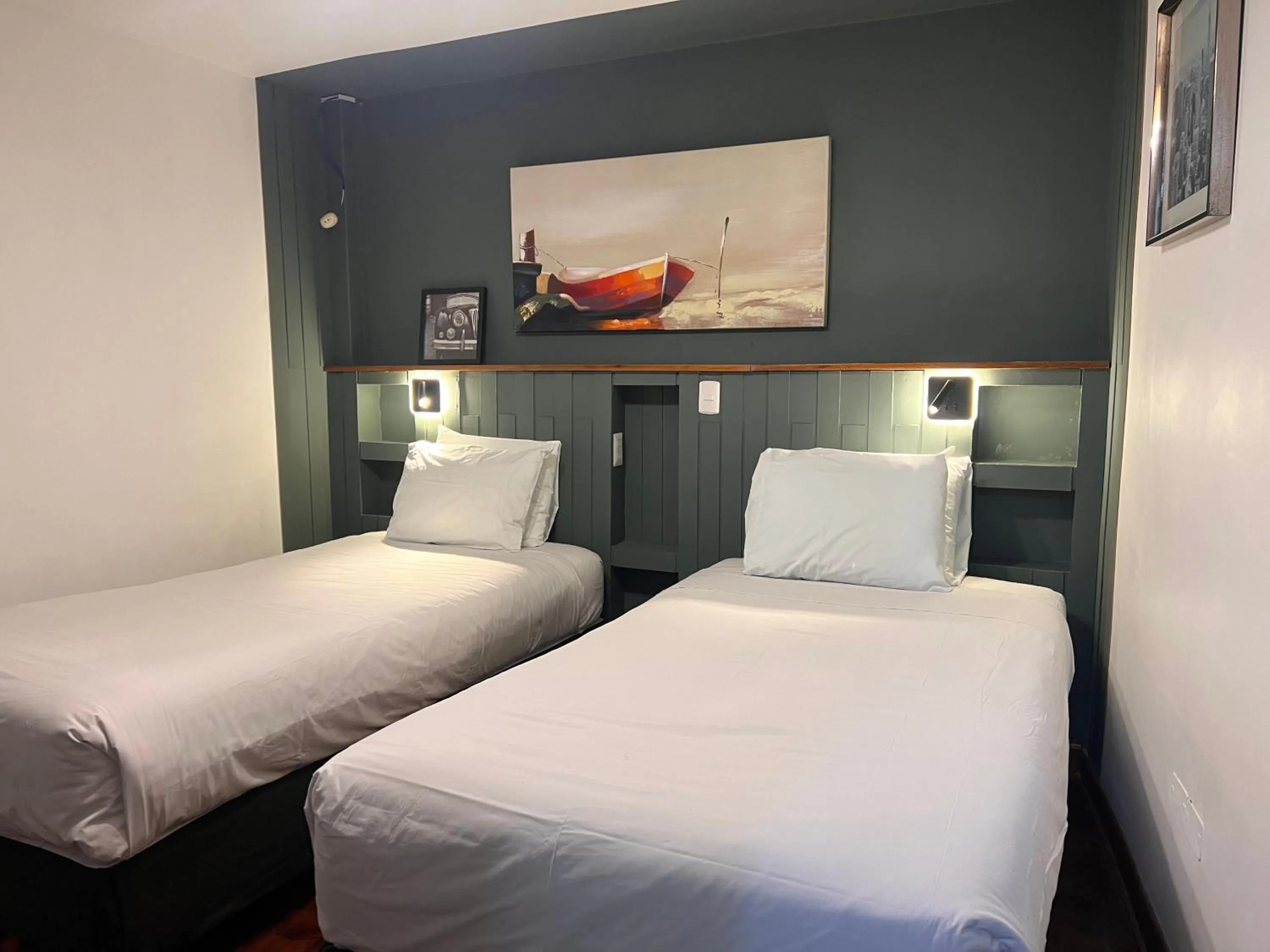 Bed in La Casa del Viajero