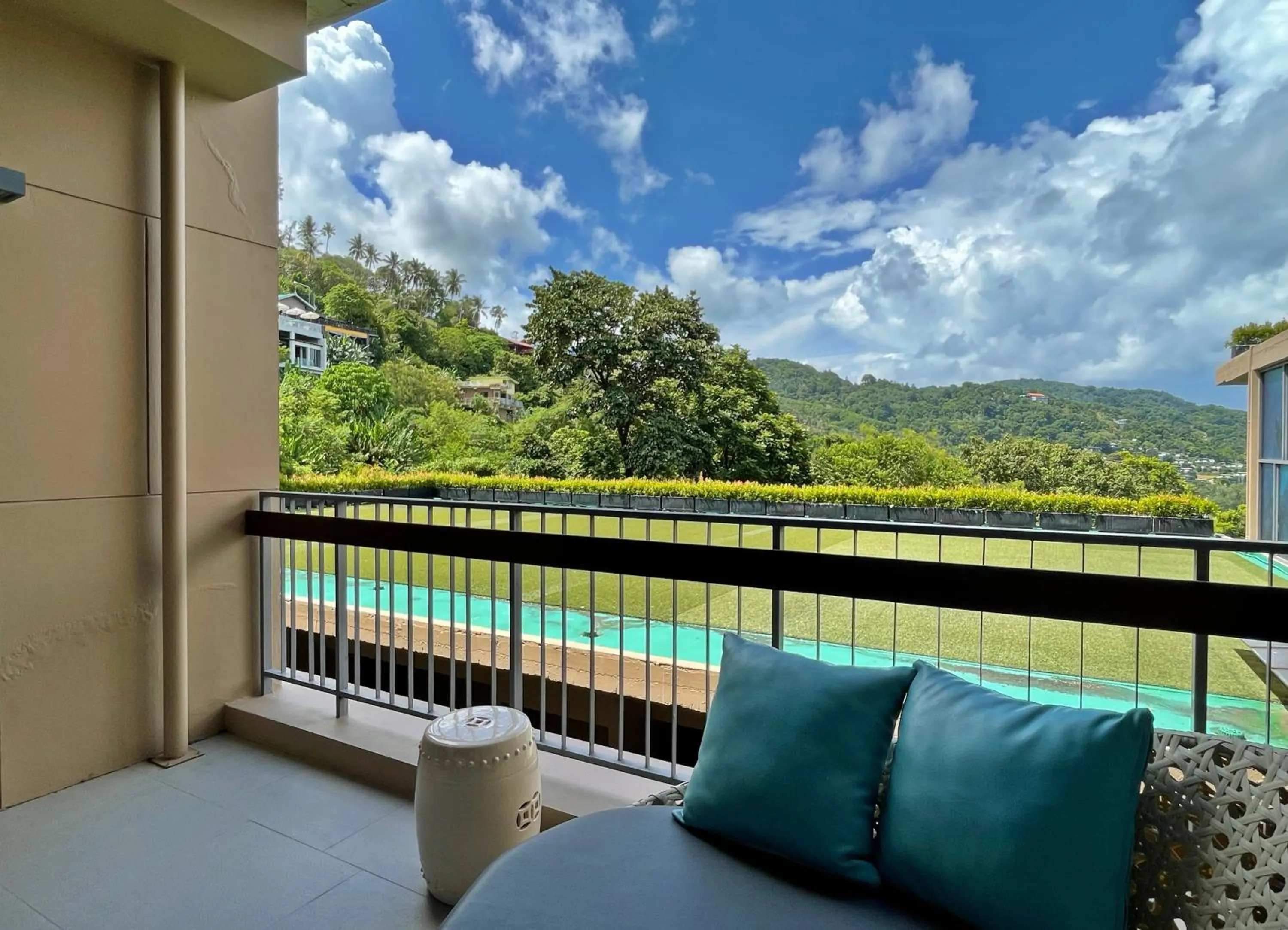 View (from property/room), Balcony/Terrace in The Sea Galleri by Katathani