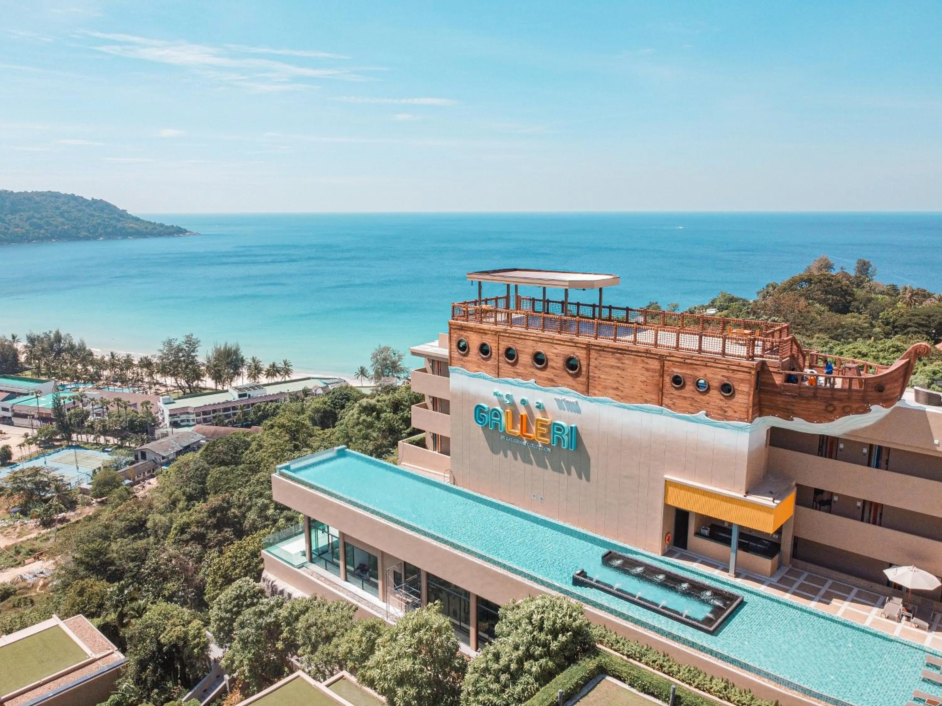 Sea view, Bird's-eye View in The Sea Galleri by Katathani