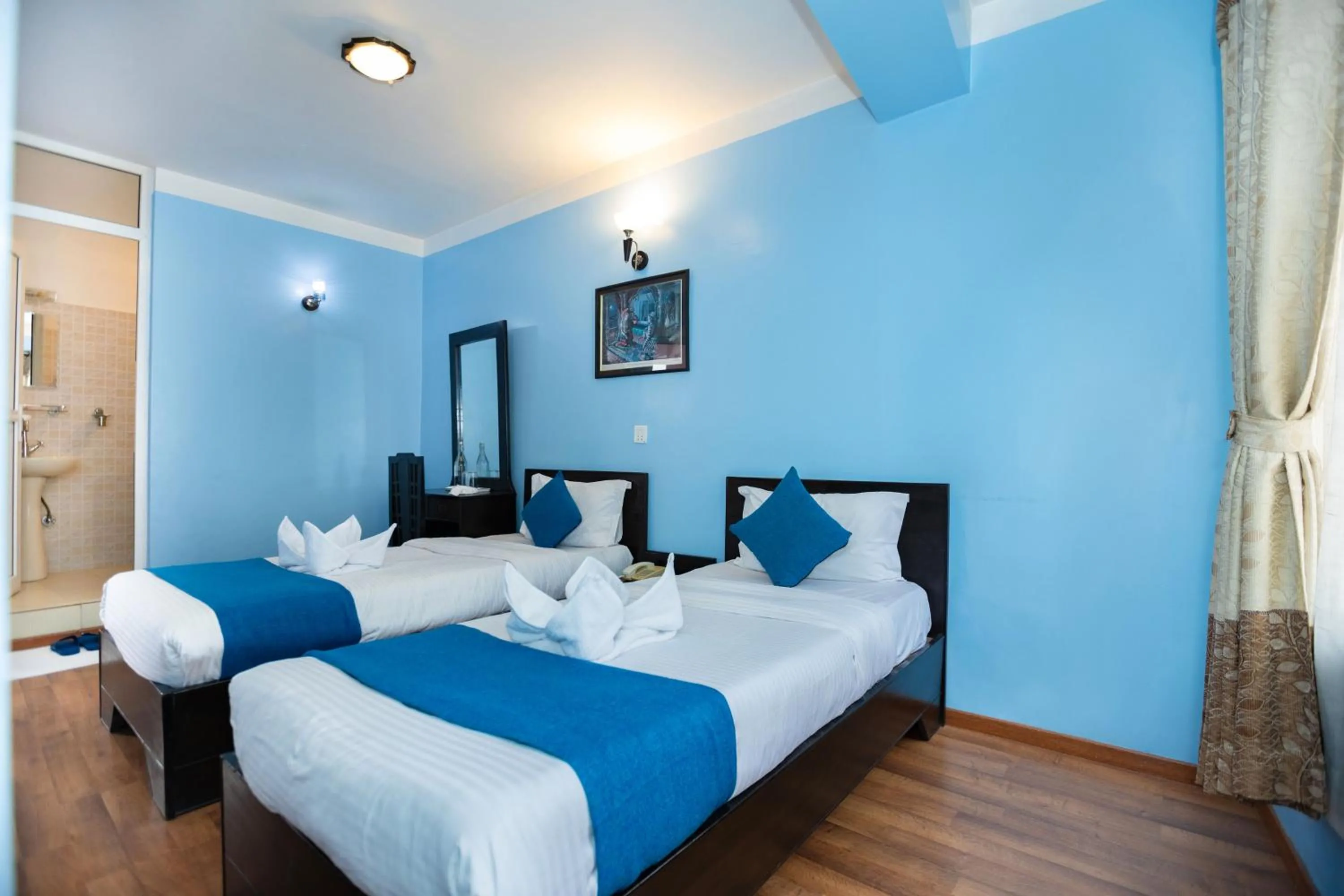 Deluxe Twin Room in Hotel Thamel Center