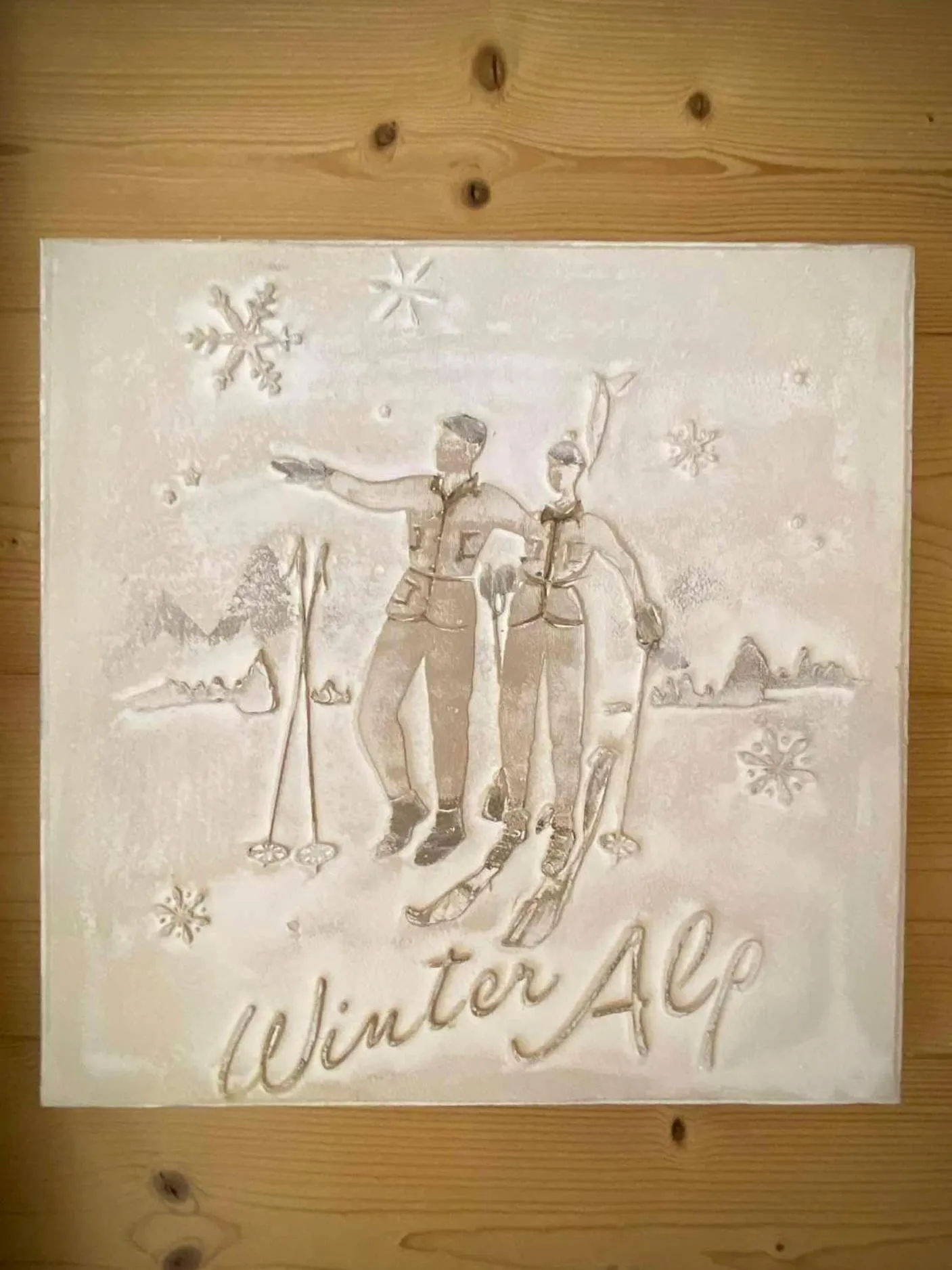 Decorative detail in Hotel La Crémaillère