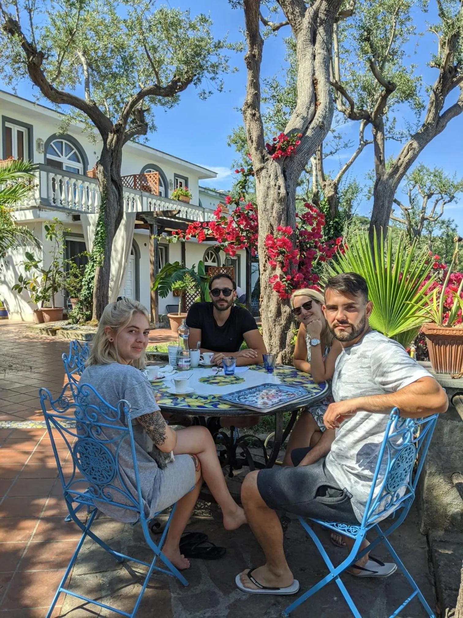 Patio in Villa Giovanna