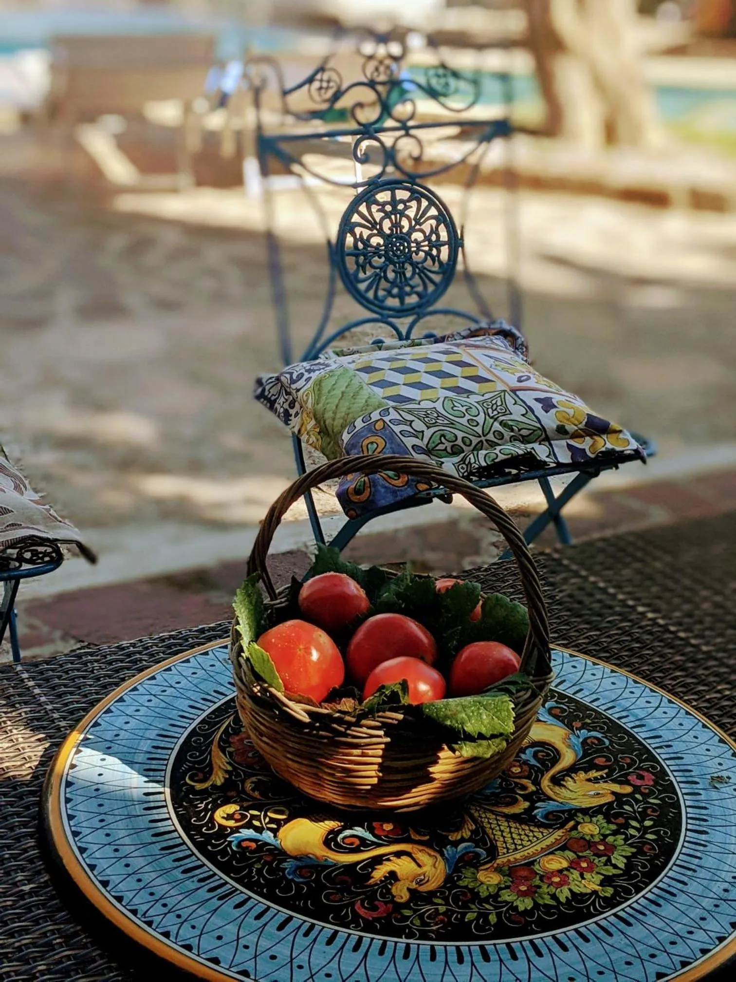 Patio in Villa Giovanna