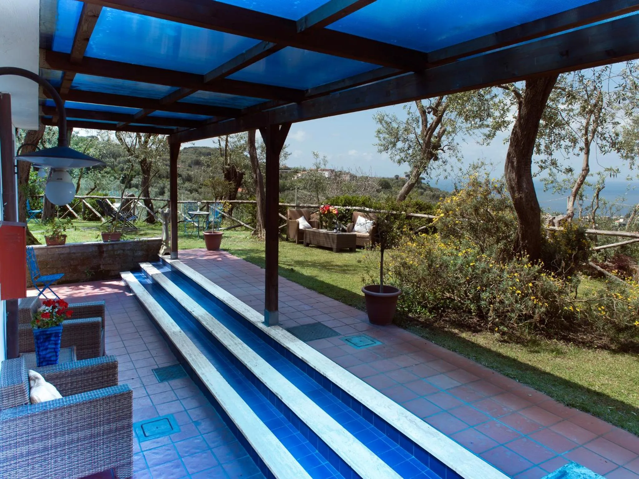 Patio in Villa Giovanna