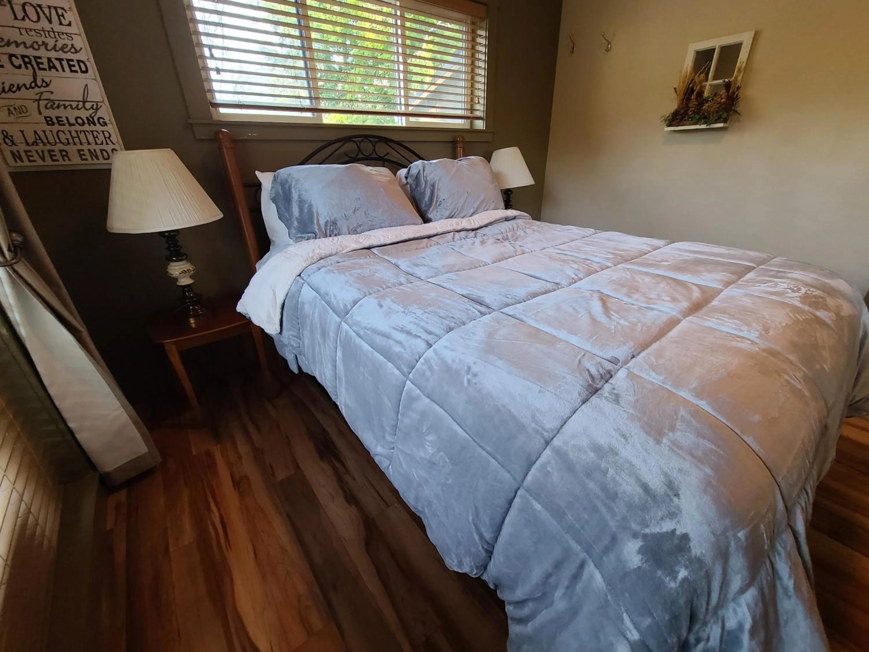 Bed in A Shack In The Woods