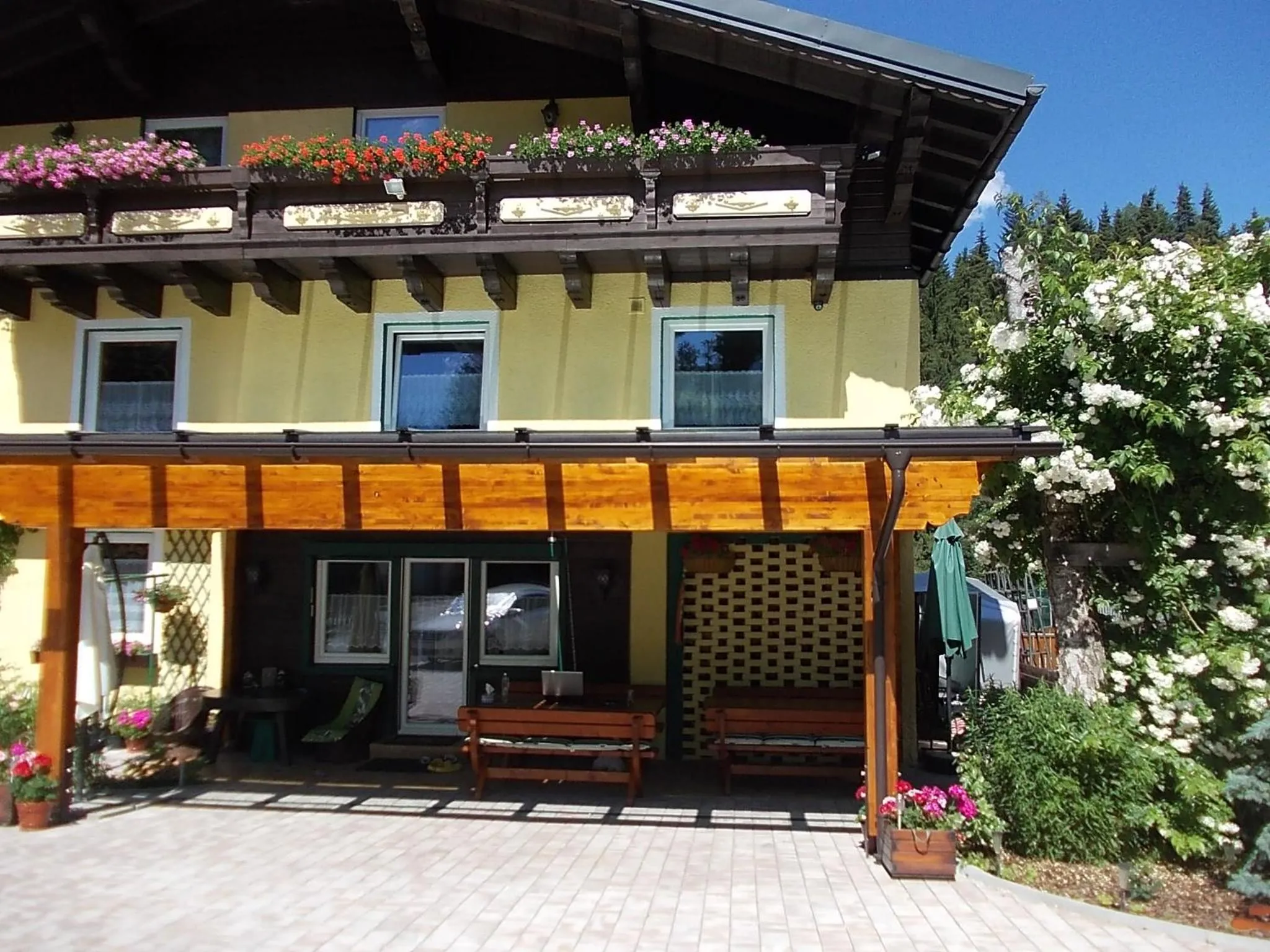 Balcony/Terrace in Pension Haus Rohrmoser