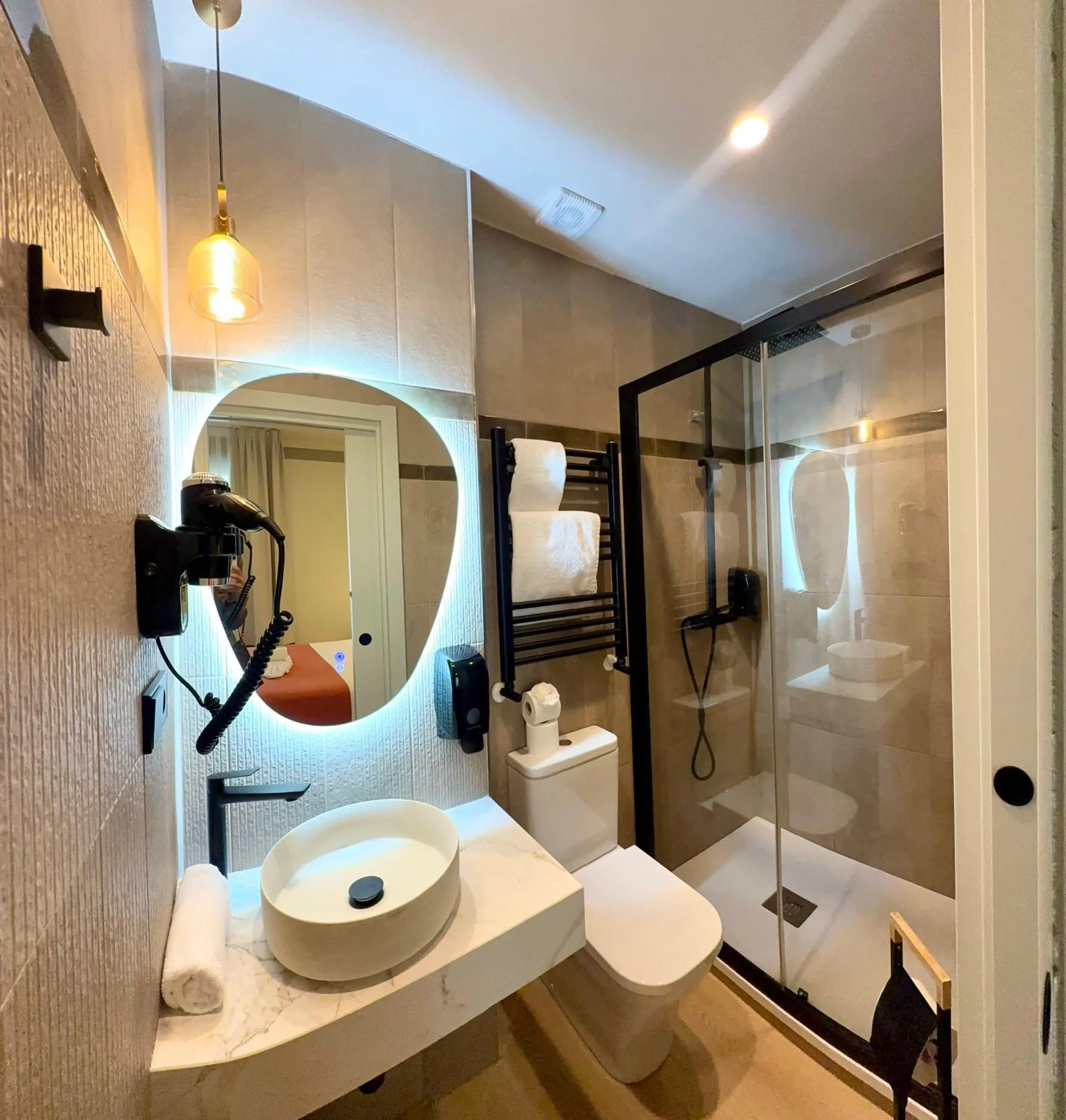 Bathroom in Hostal Sol Square Madrid