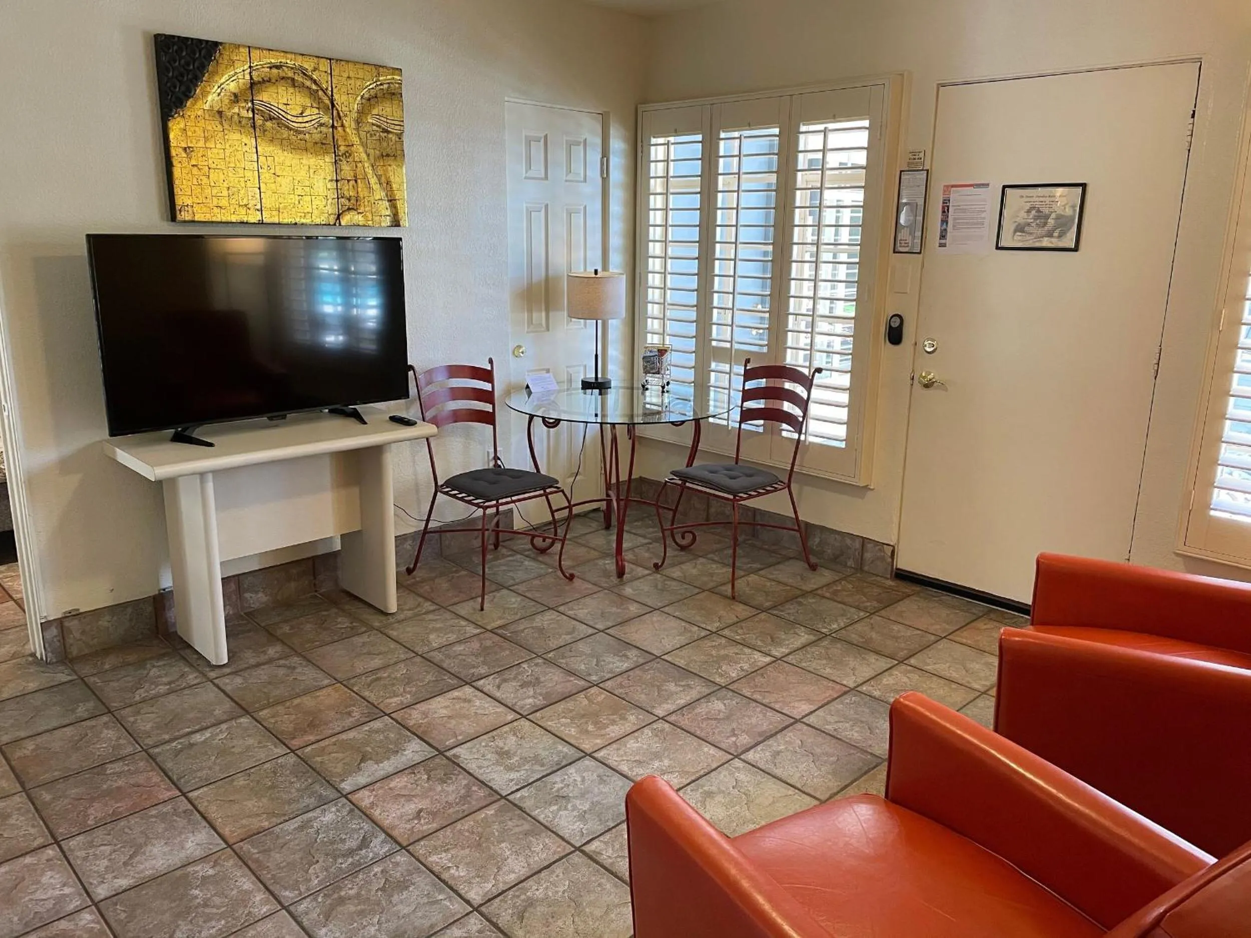 Living room in Desert Paradise - A Men's Clothing Optional Resort