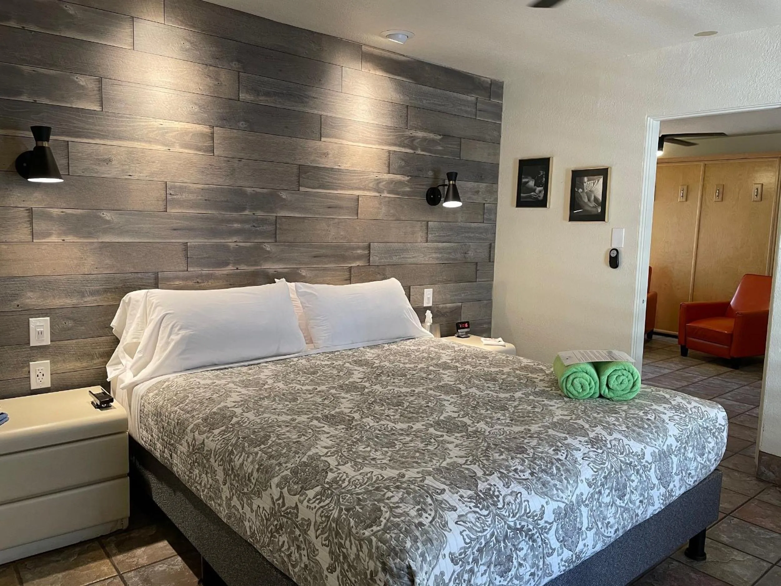 Bed in Desert Paradise - A Men's Clothing Optional Resort