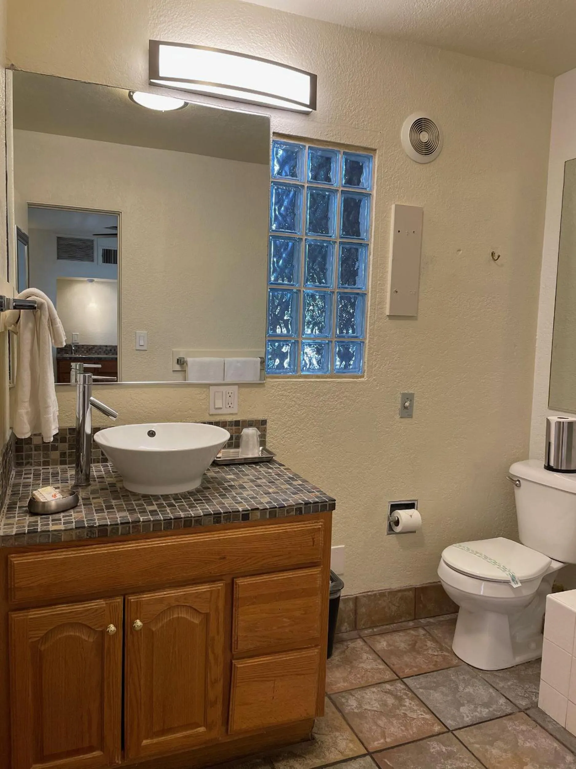 Bathroom in Desert Paradise - A Men's Clothing Optional Resort