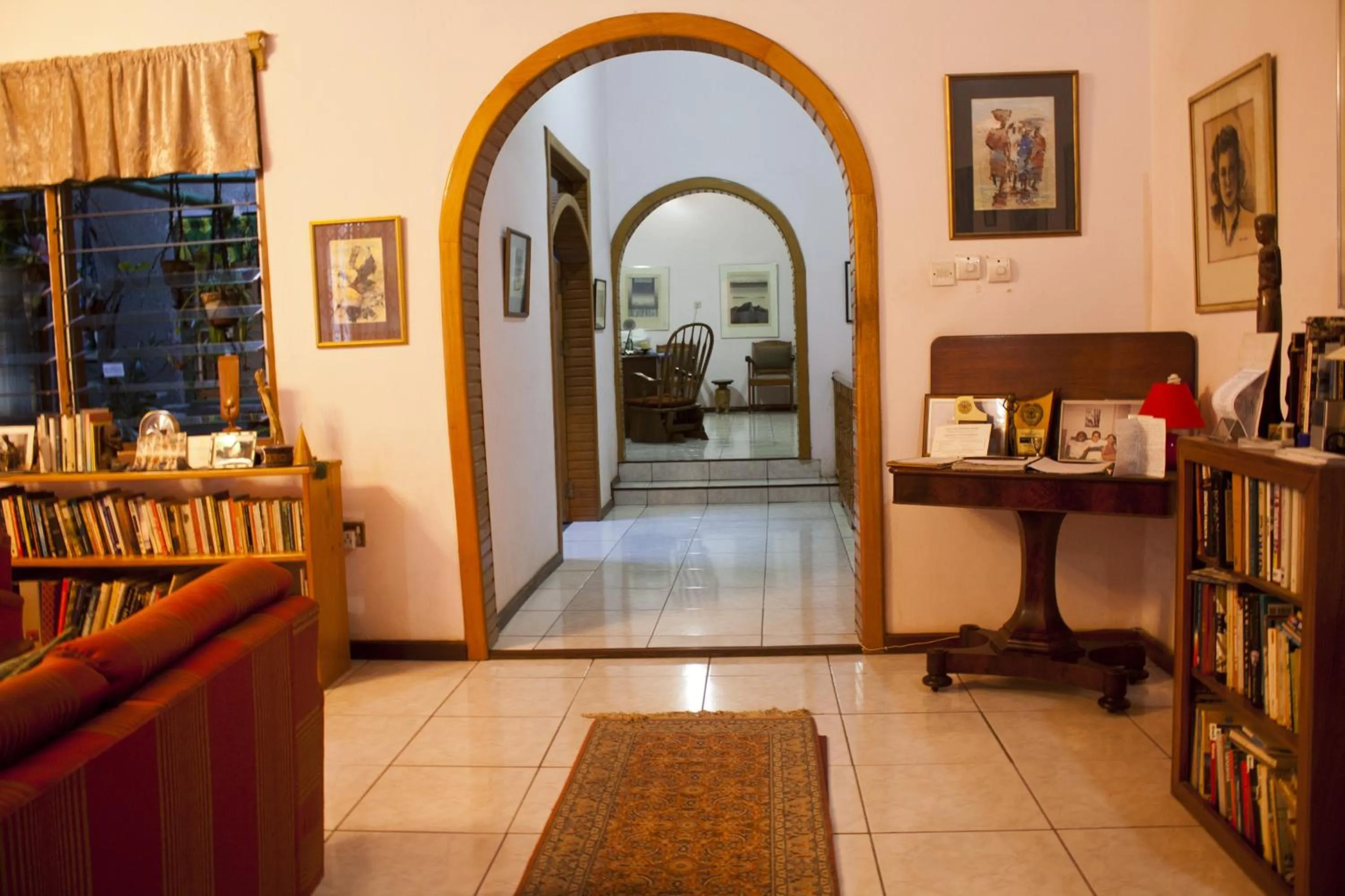 Decorative detail in Four Villages Inn