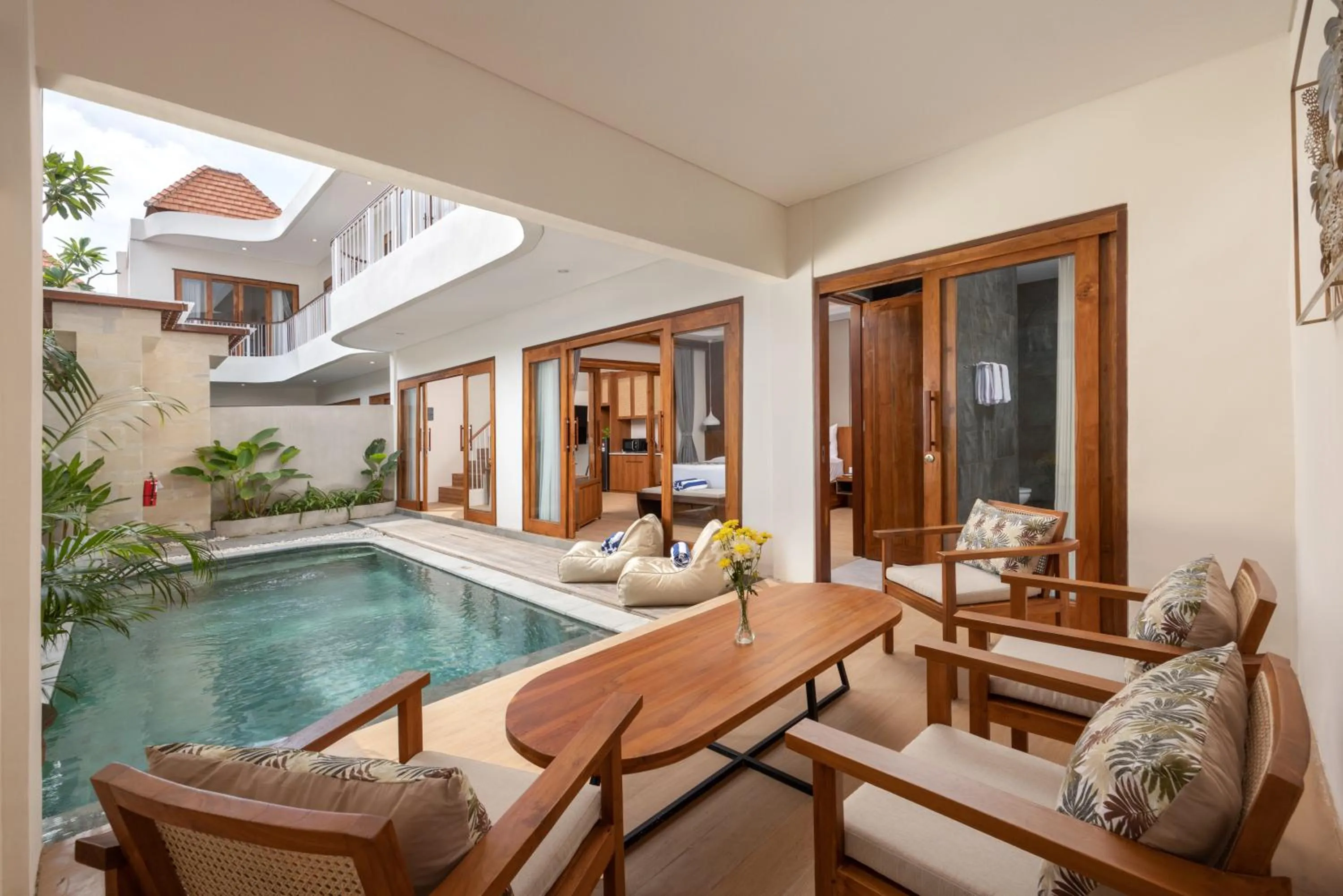 Living room in La Tropica Canggu Bali By Kanaya Hospitality