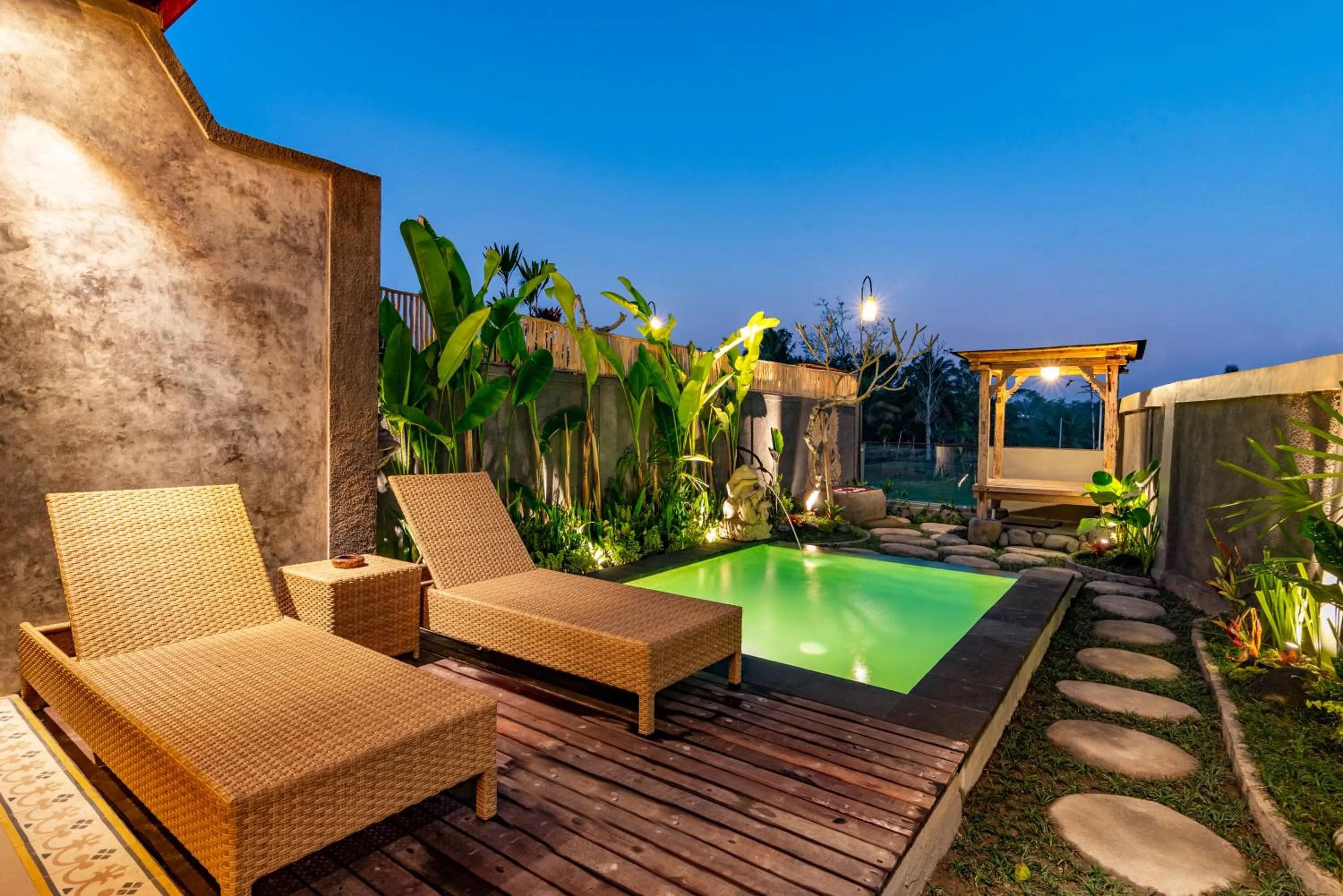 Patio in Shankara Villa Ubud by Dhananjaya Hospitality