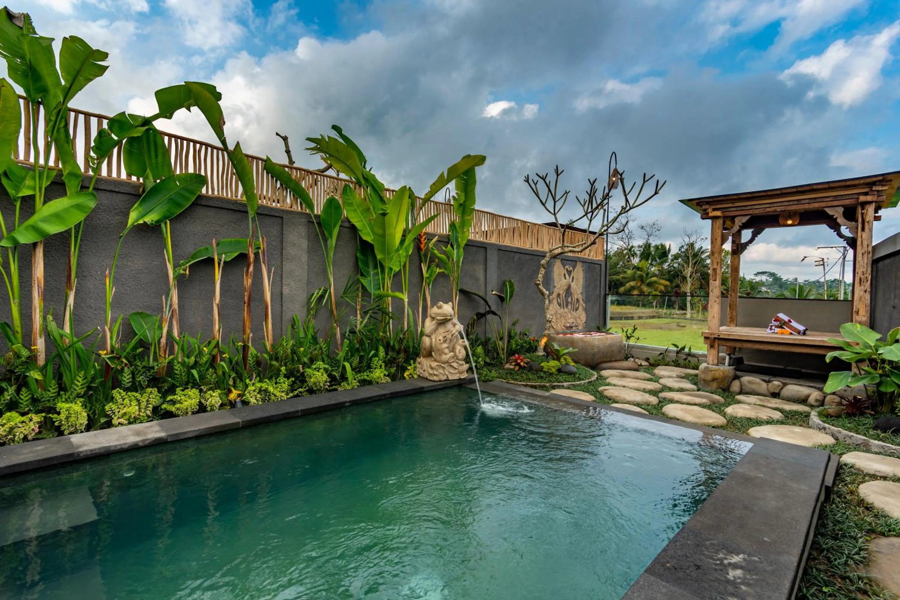 Swimming pool in Shankara Villa Ubud by Dhananjaya Hospitality