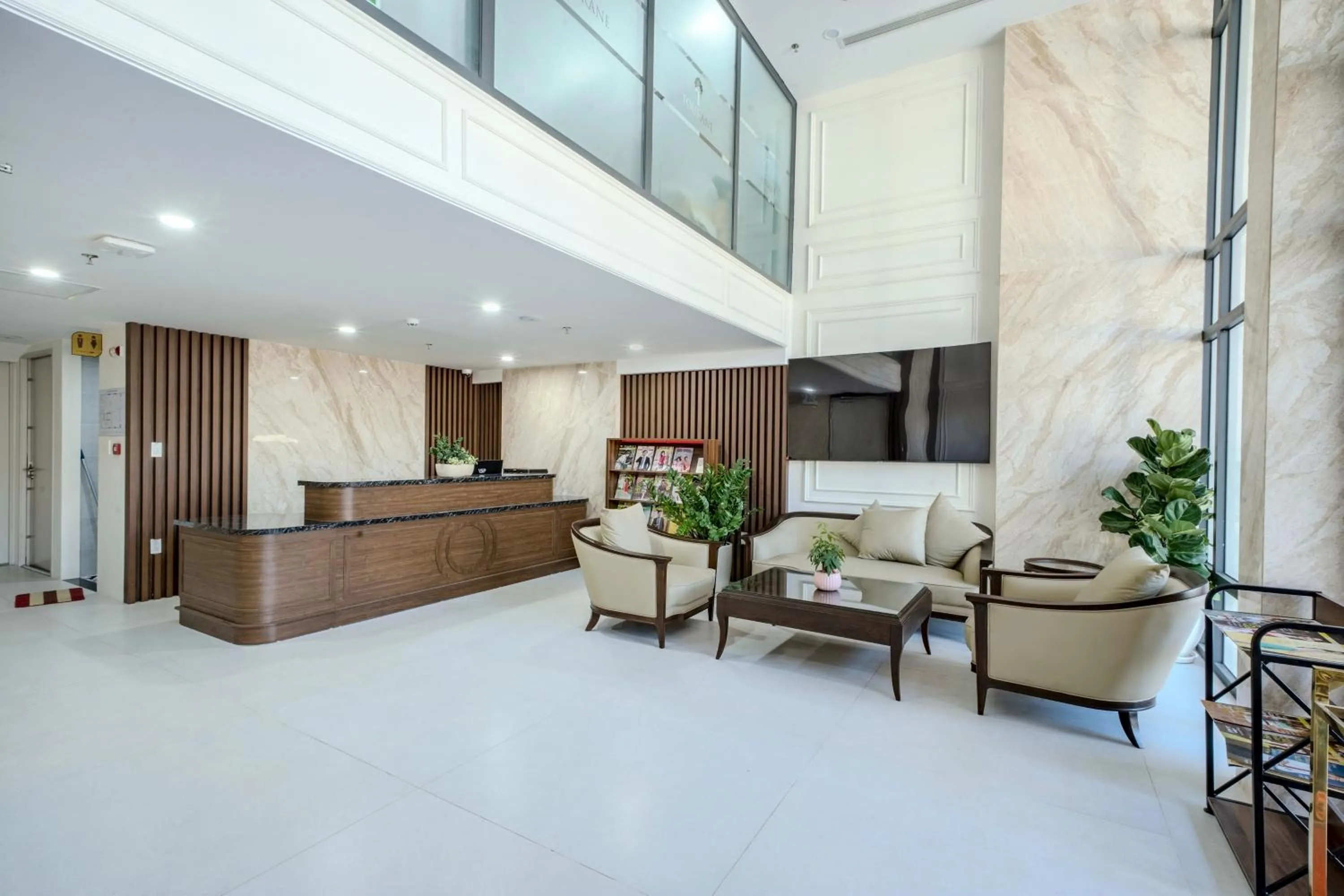 Lobby or reception in Tourane Boutique Hotel