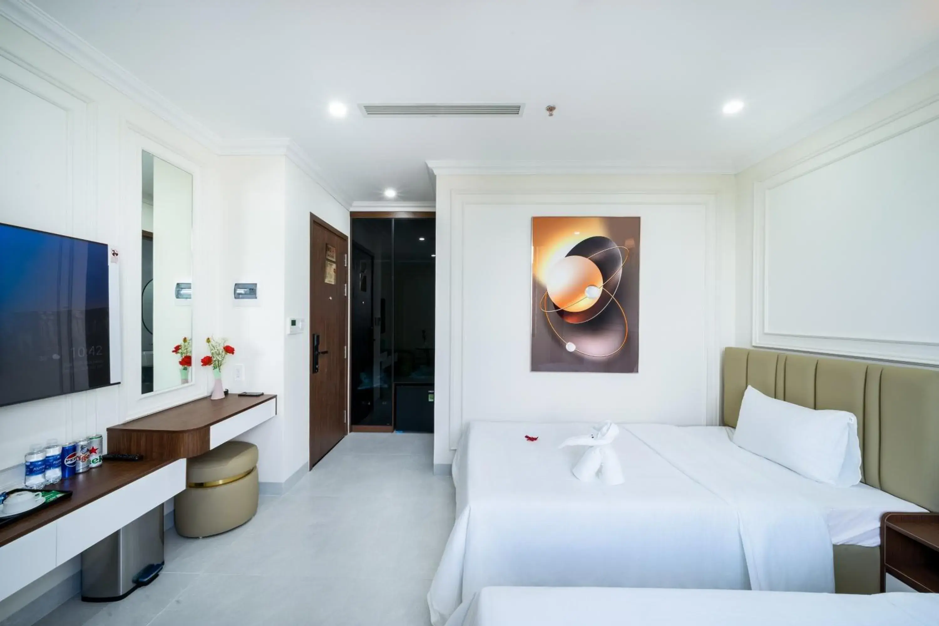 Deluxe Twin Room in Tourane Boutique Hotel Deluxe Twin Room in Tourane Boutique Hotel