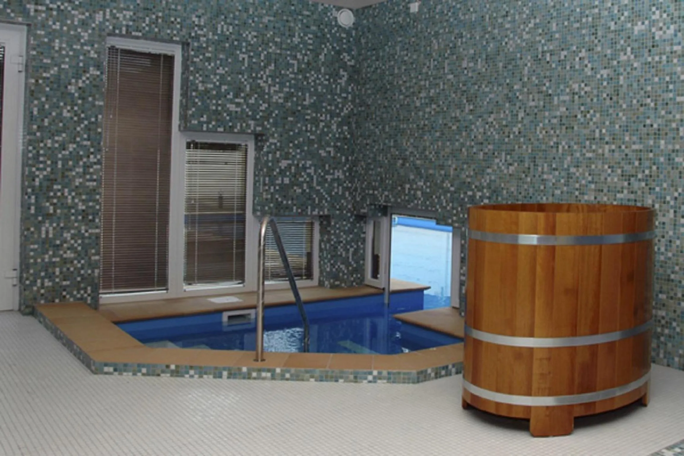 Swimming pool in Penzion Diana