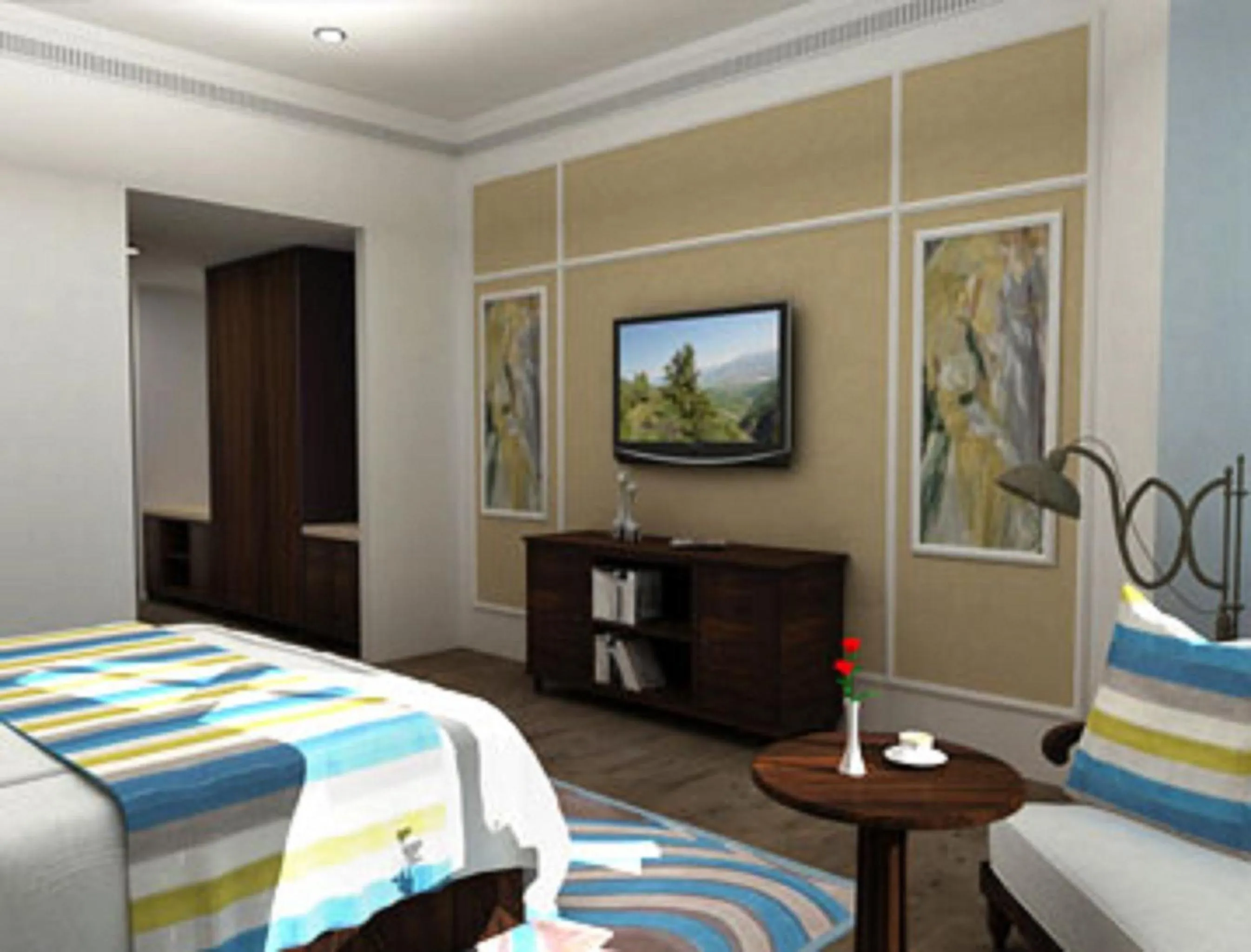 Photo of the whole room, Bed in Fragrant Nature Kochi - A Five star Classified Hotel