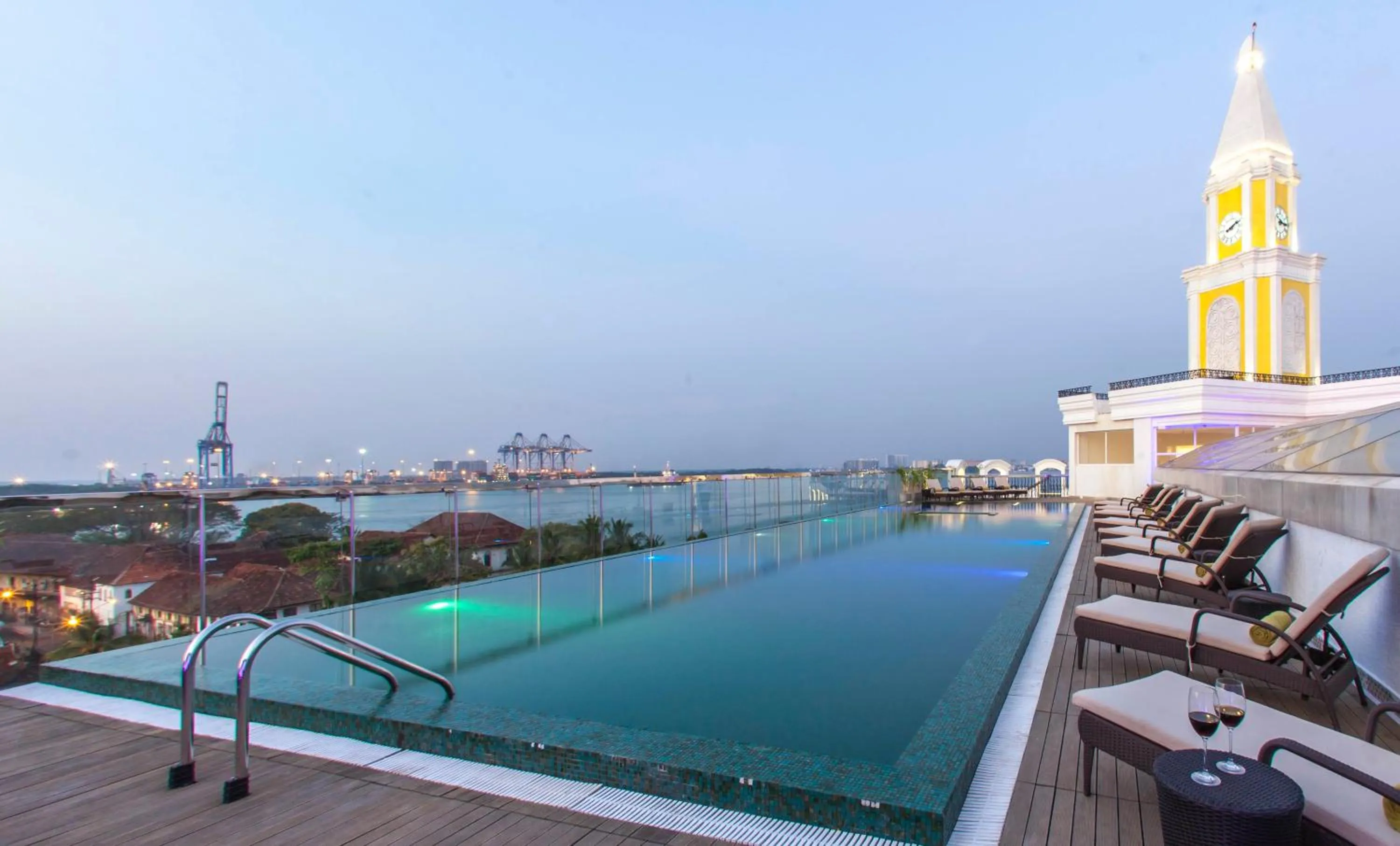 Swimming pool in Fragrant Nature Kochi - A Five star Classified Hotel