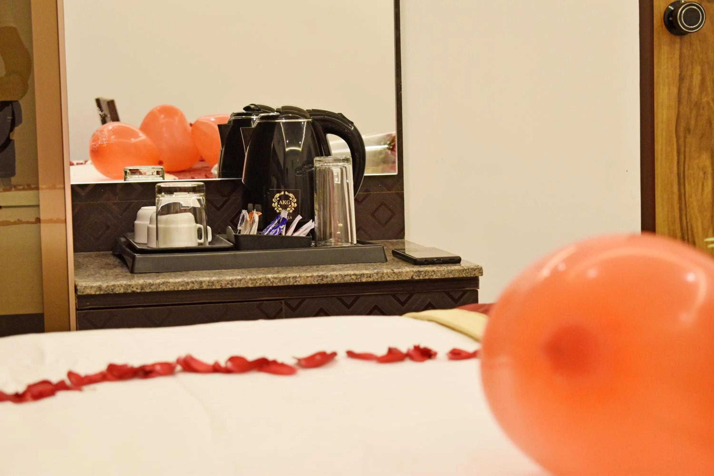 Coffee/tea facilities, Bed in A K G Hotel