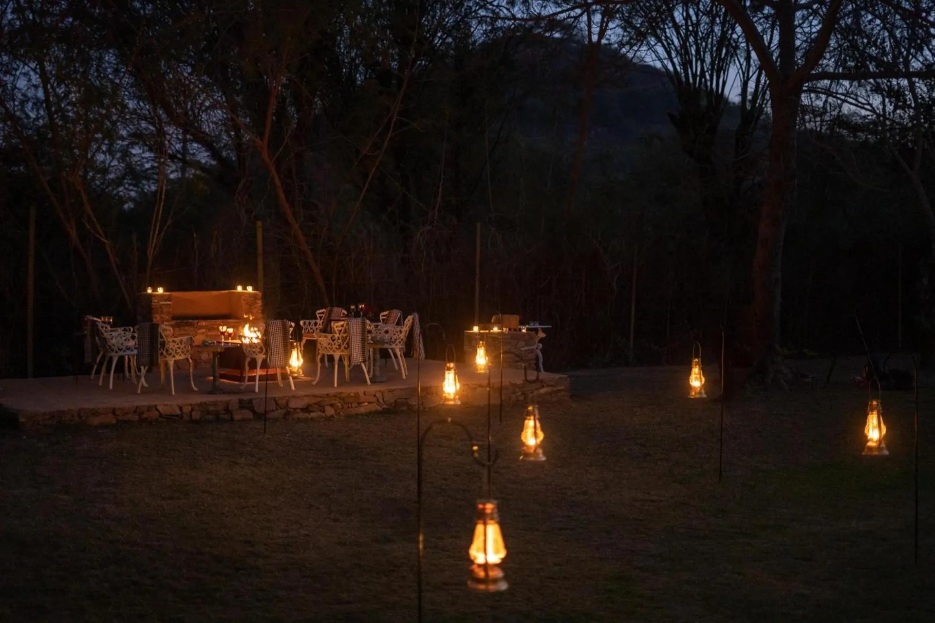 Natural landscape in Srinivas The Royal Residence, Jaipur