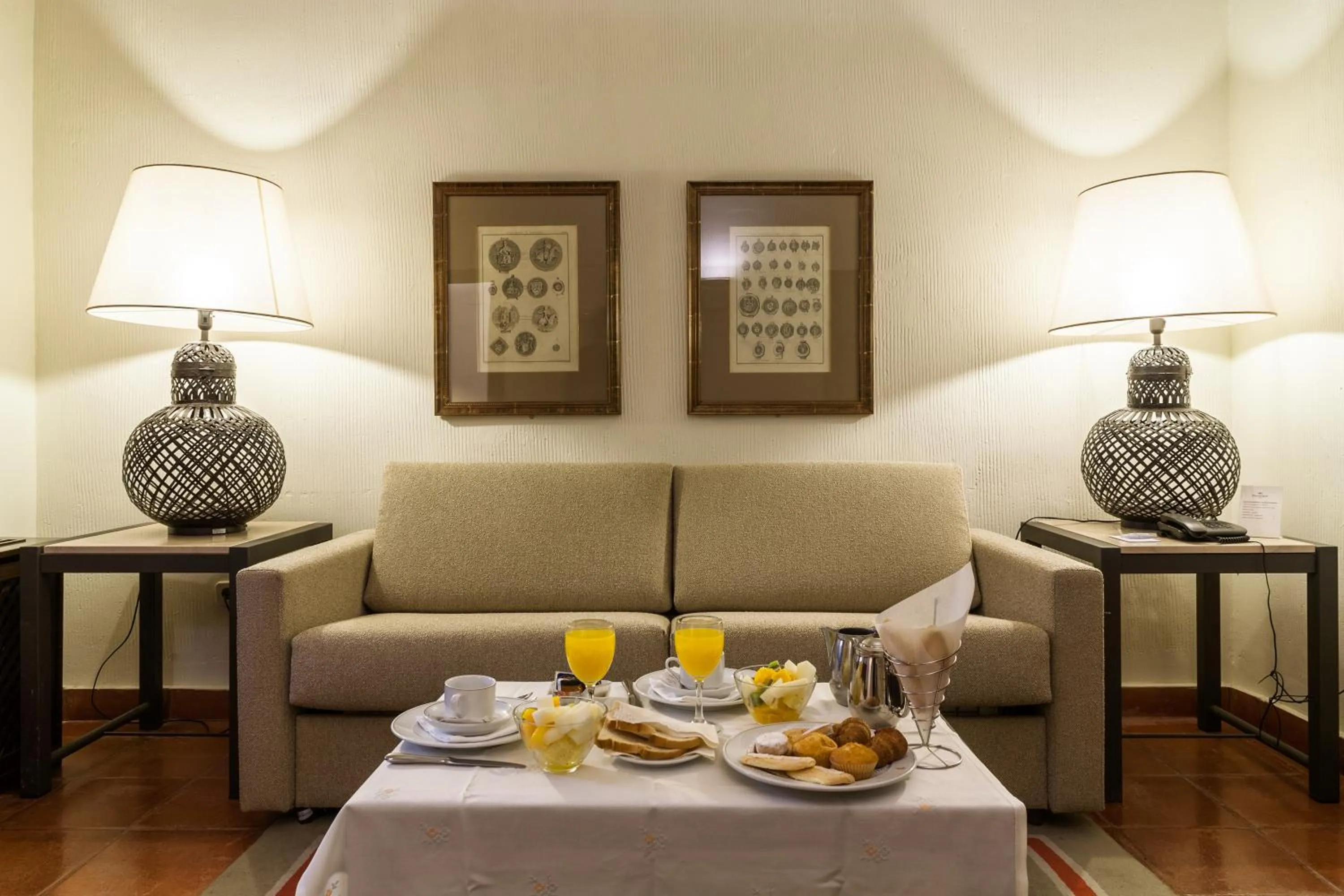 Living room in Parador de Oropesa