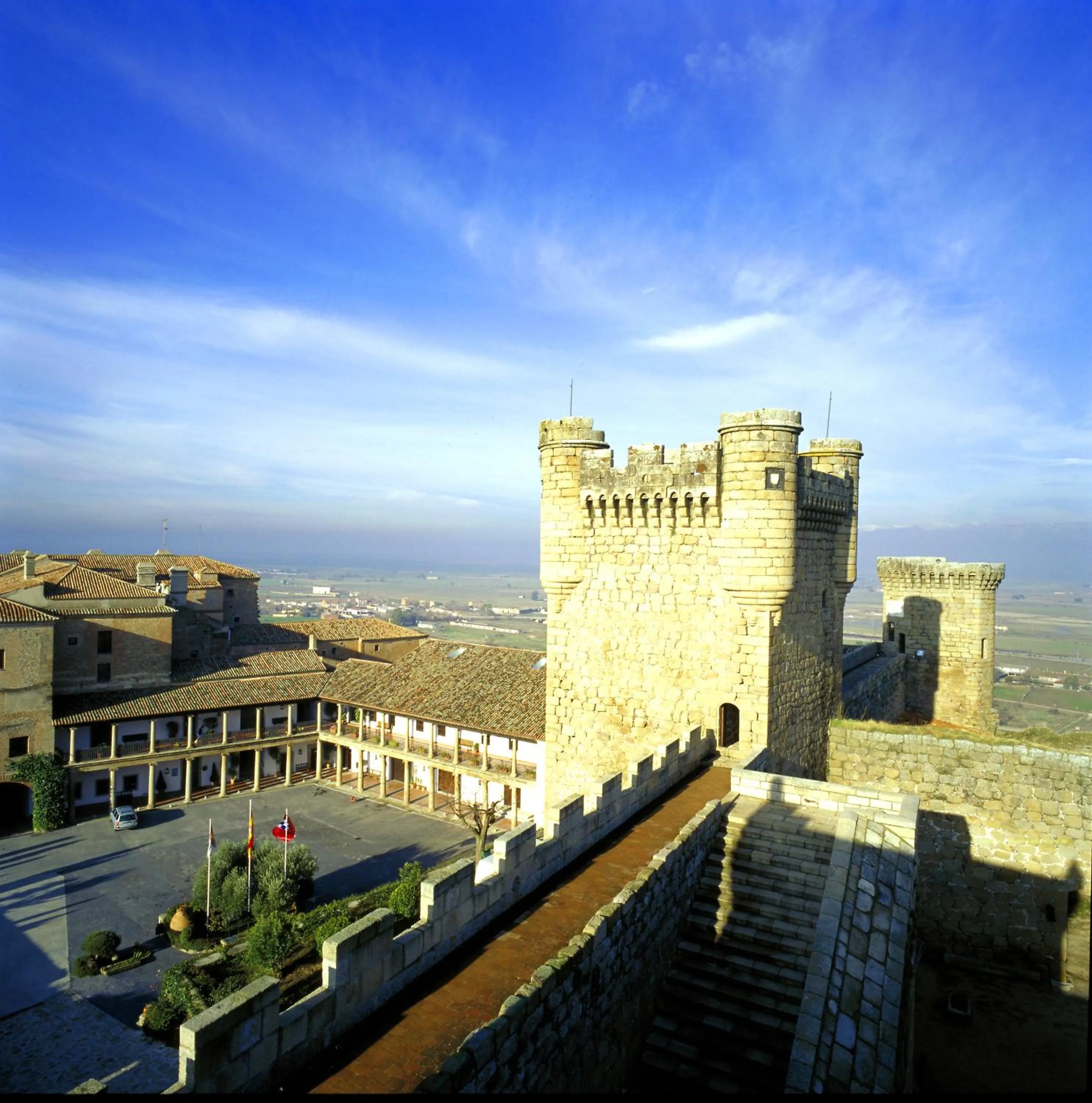 Bird's eye view in Parador de Oropesa