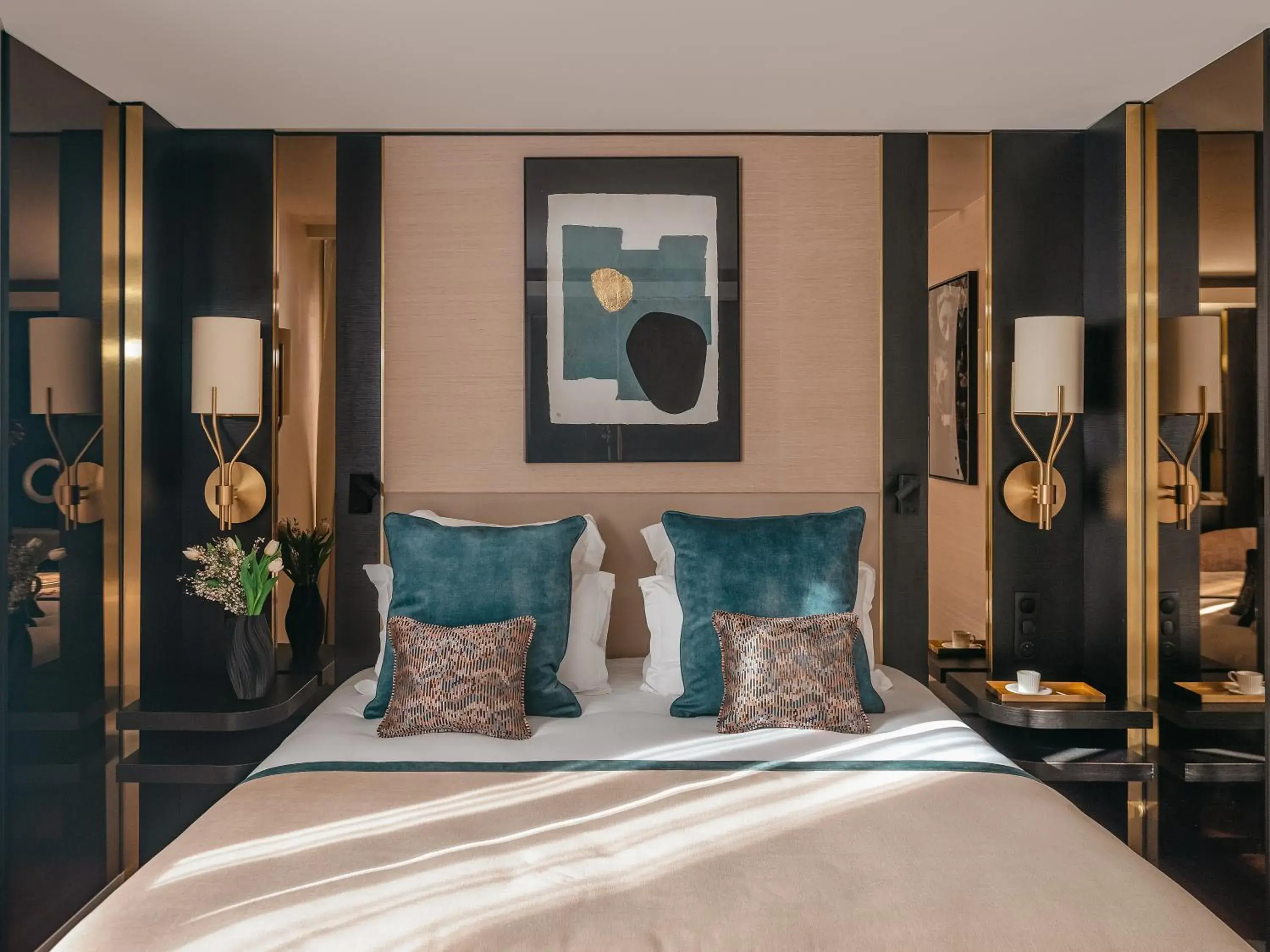 Bed in Hôtel Barnett Paris Bed in Hôtel Barnett Paris