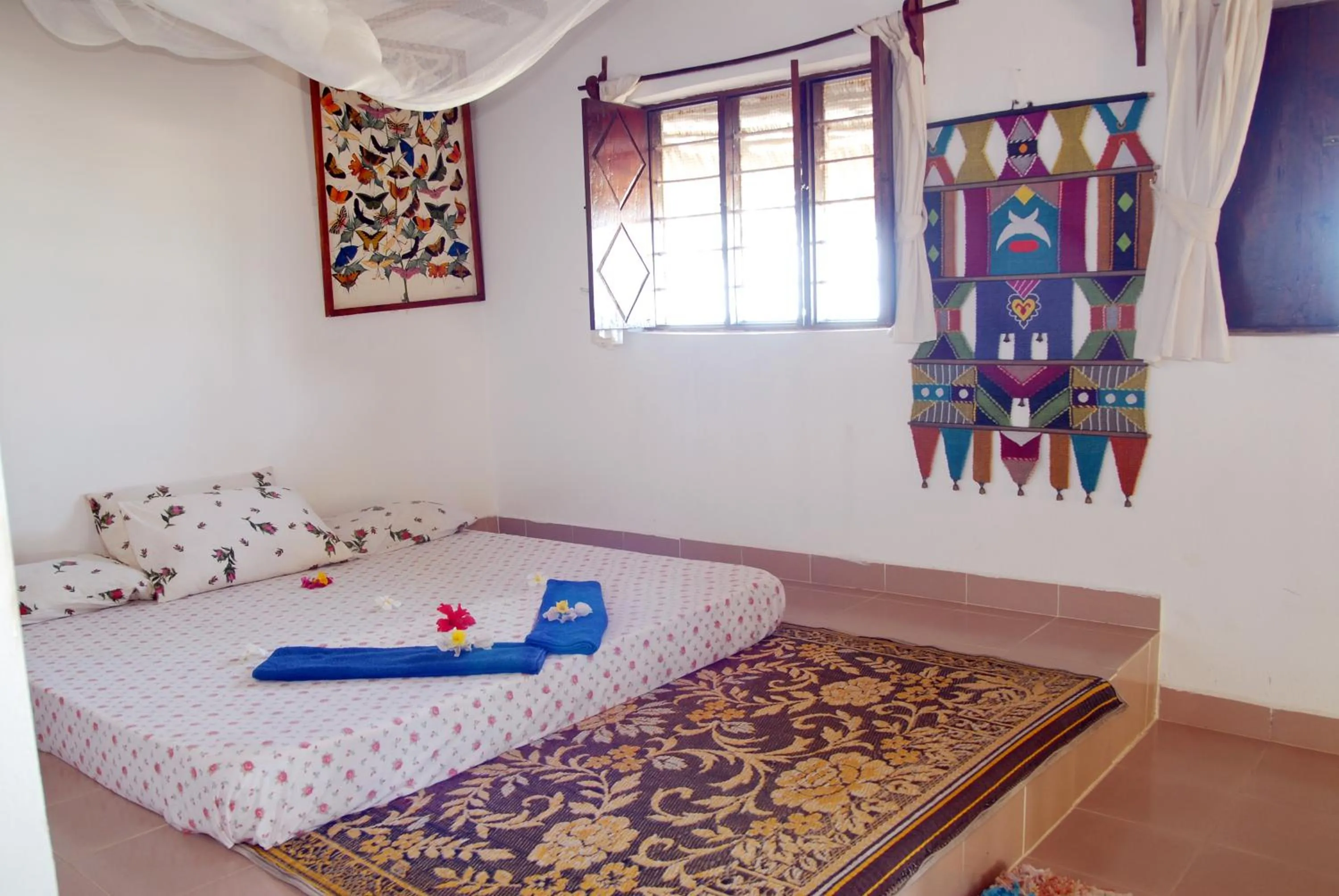 Sea view, Bed in Paradise Beach Bungalows