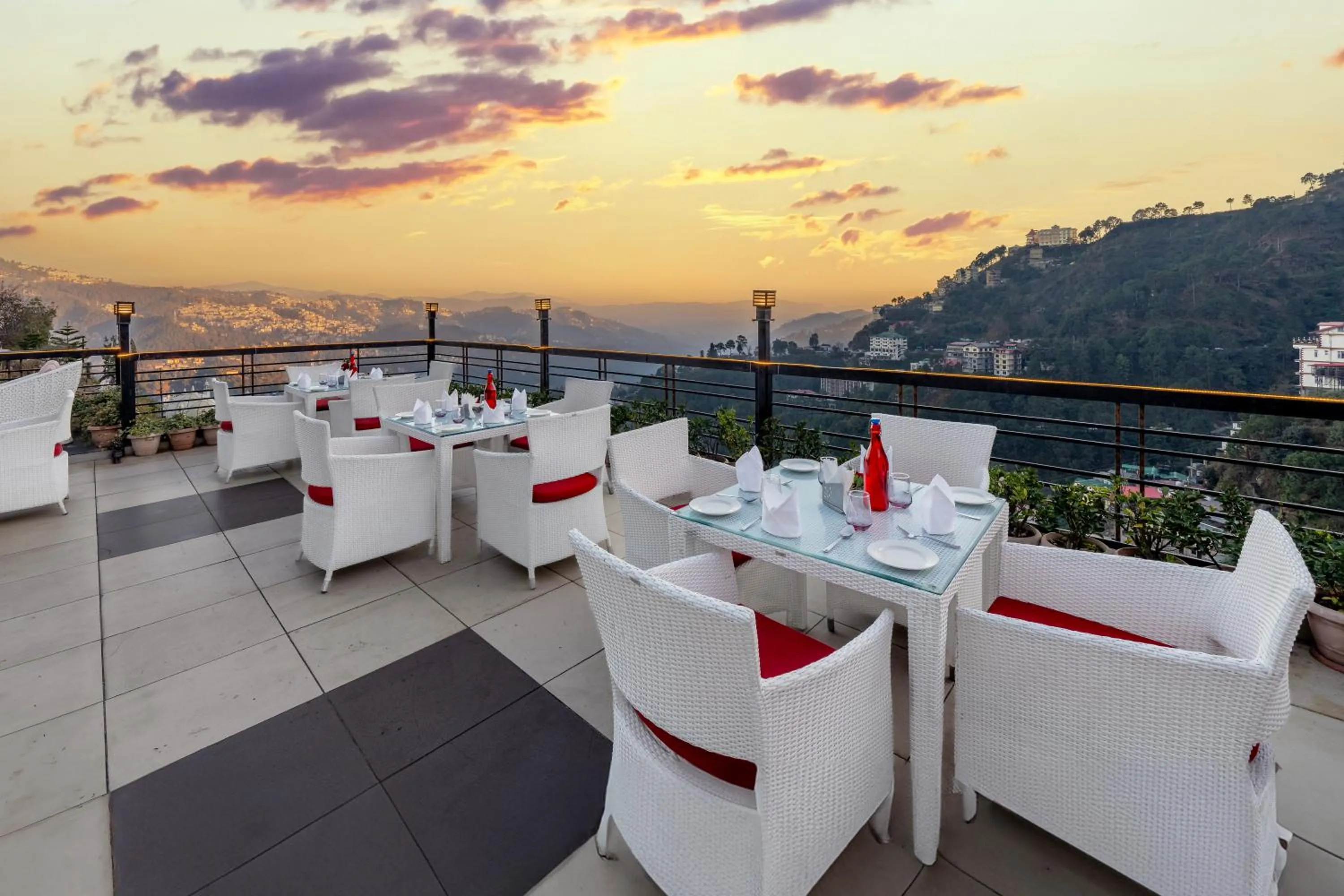 Patio in Snow Valley Resorts Shimla