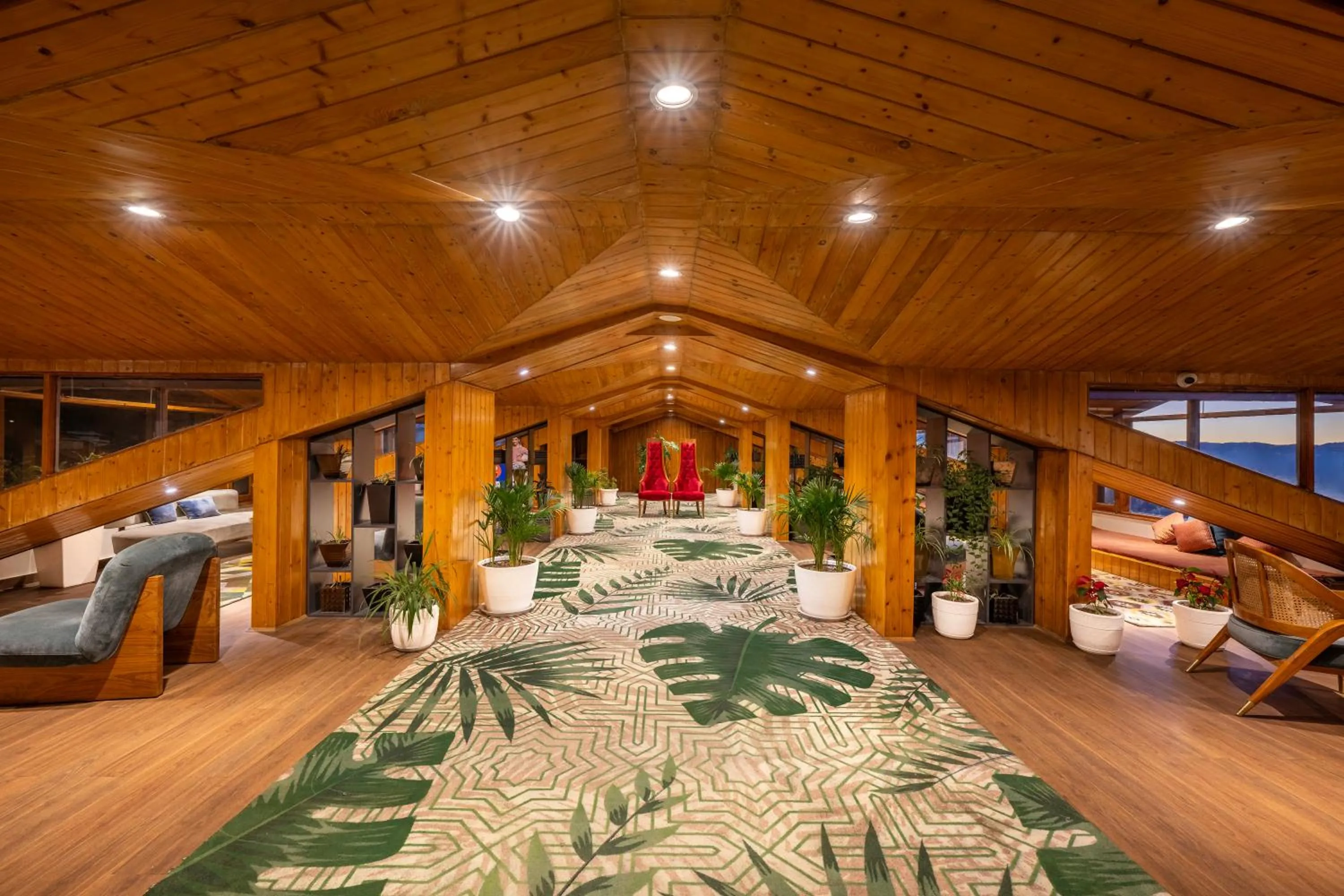 Lobby or reception in Snow Valley Resorts Shimla