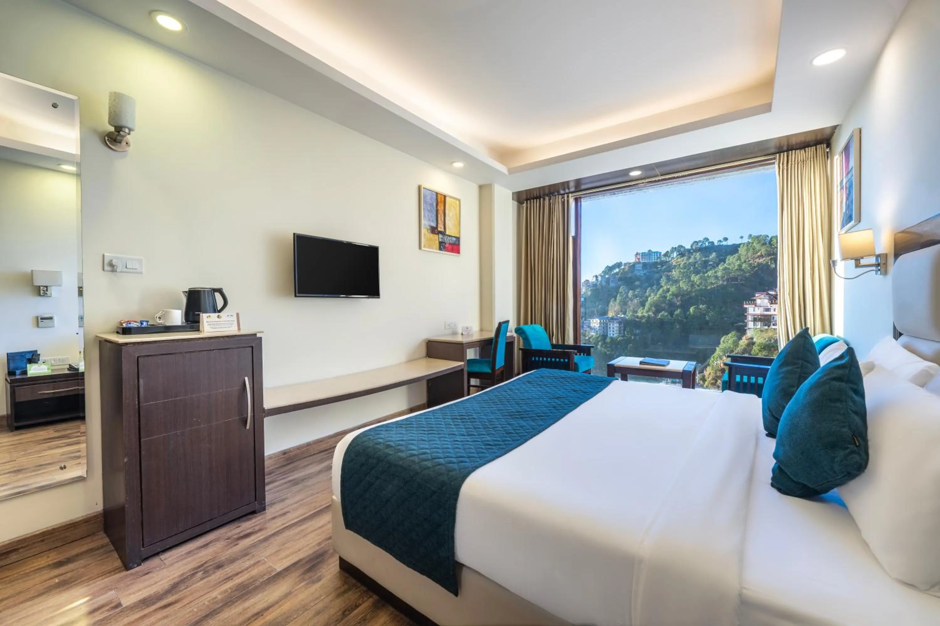 Bed in Snow Valley Resorts Shimla