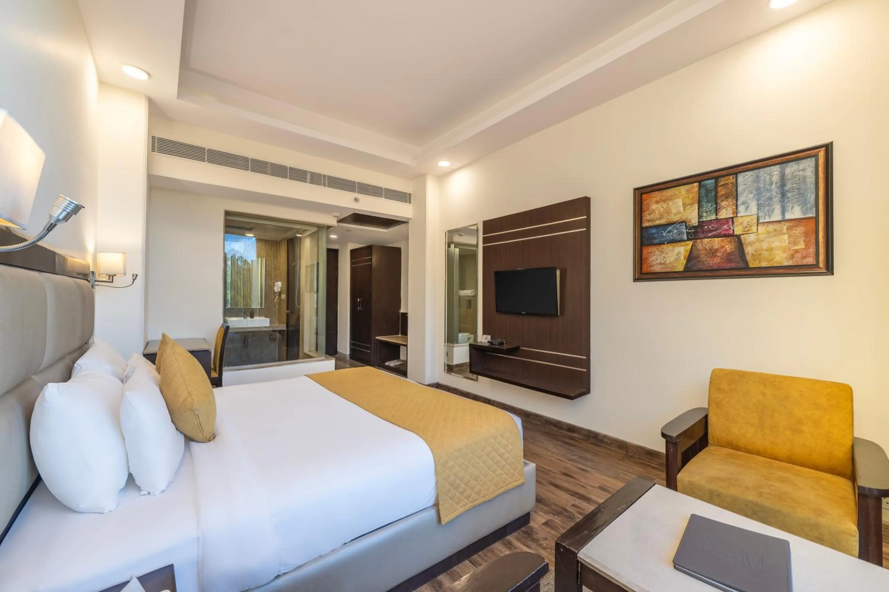 Bed in Snow Valley Resorts Shimla