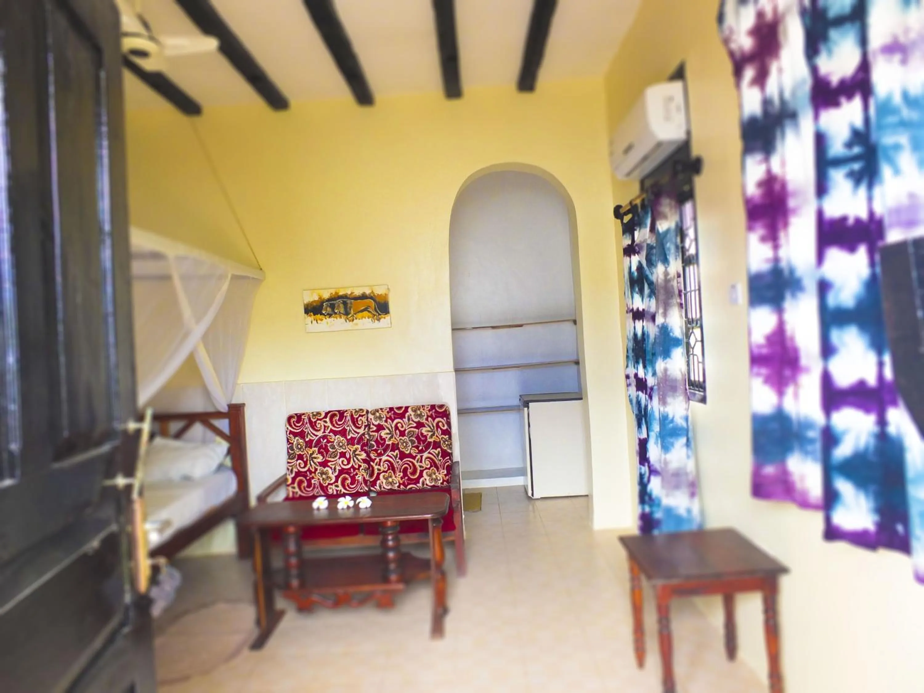 Seating area in Kigwedeni Villas